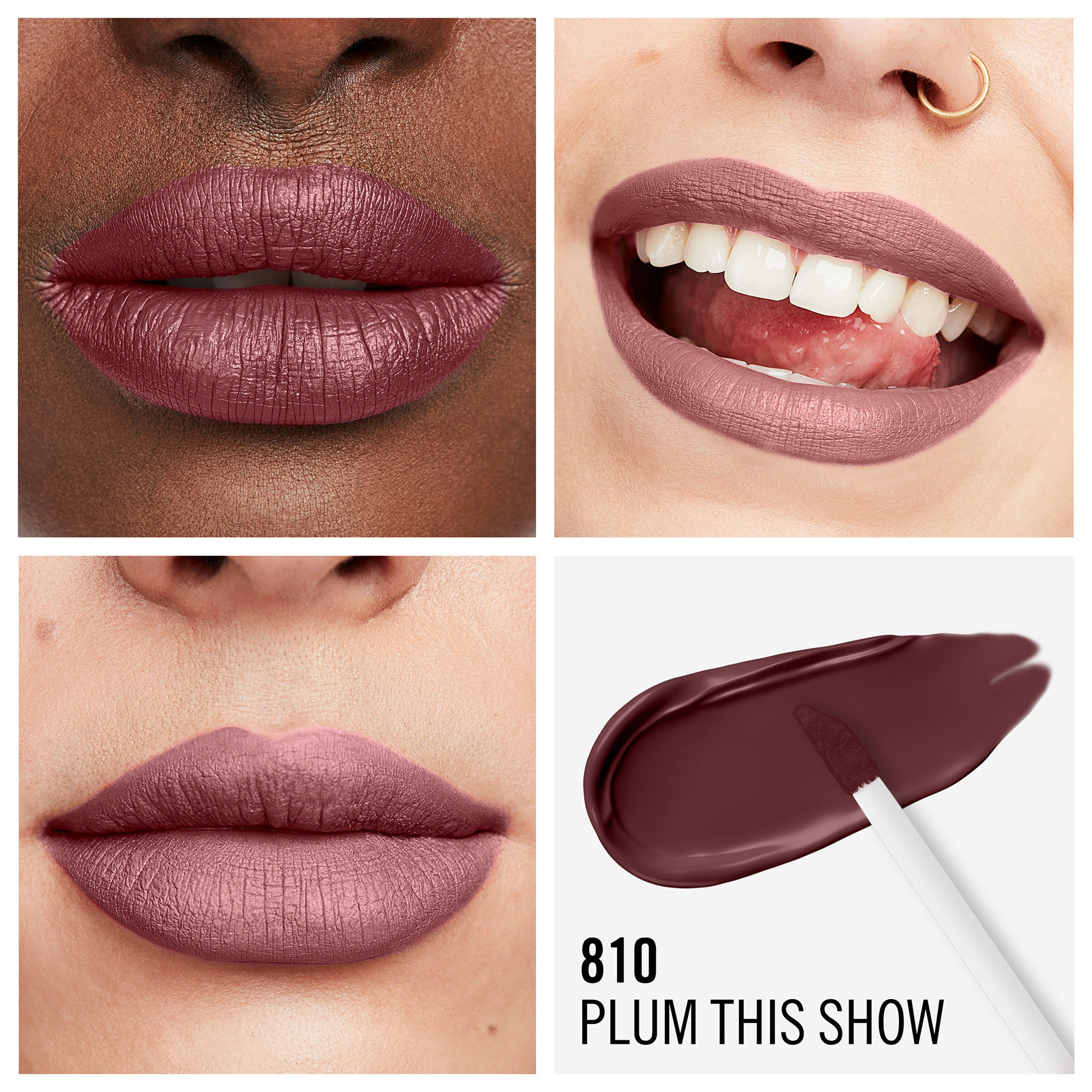 أحمر شفاه سائل لاستينج ميجا مات من ريميل لندن 810 - 7.4 مل-beautyandpersonalcare-makeup-lips-liquidlipsticks-image-4