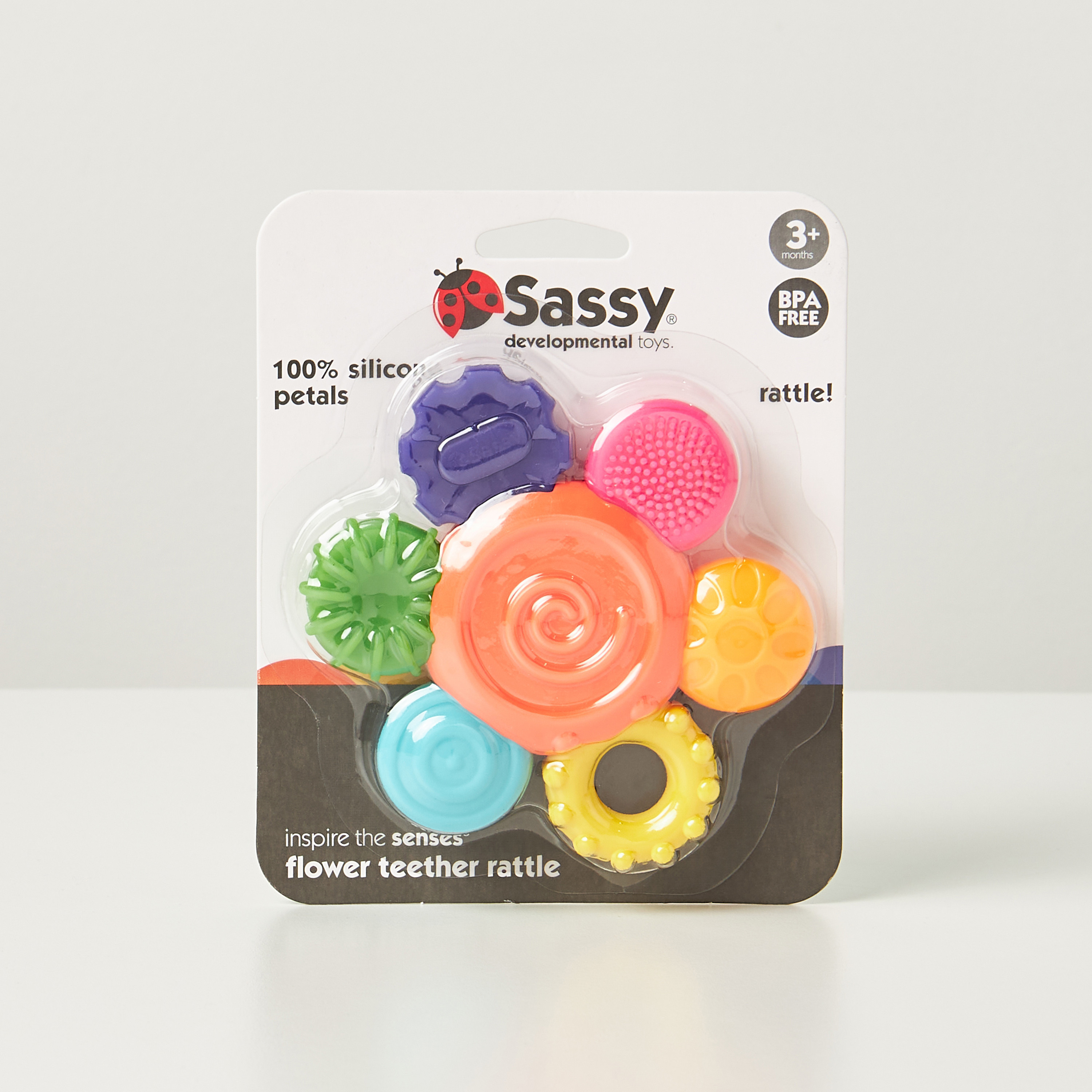 عضّاضة أسنان خشخيشة على شكل زهرة من ساسي-baby-feeding-teethers-image-1