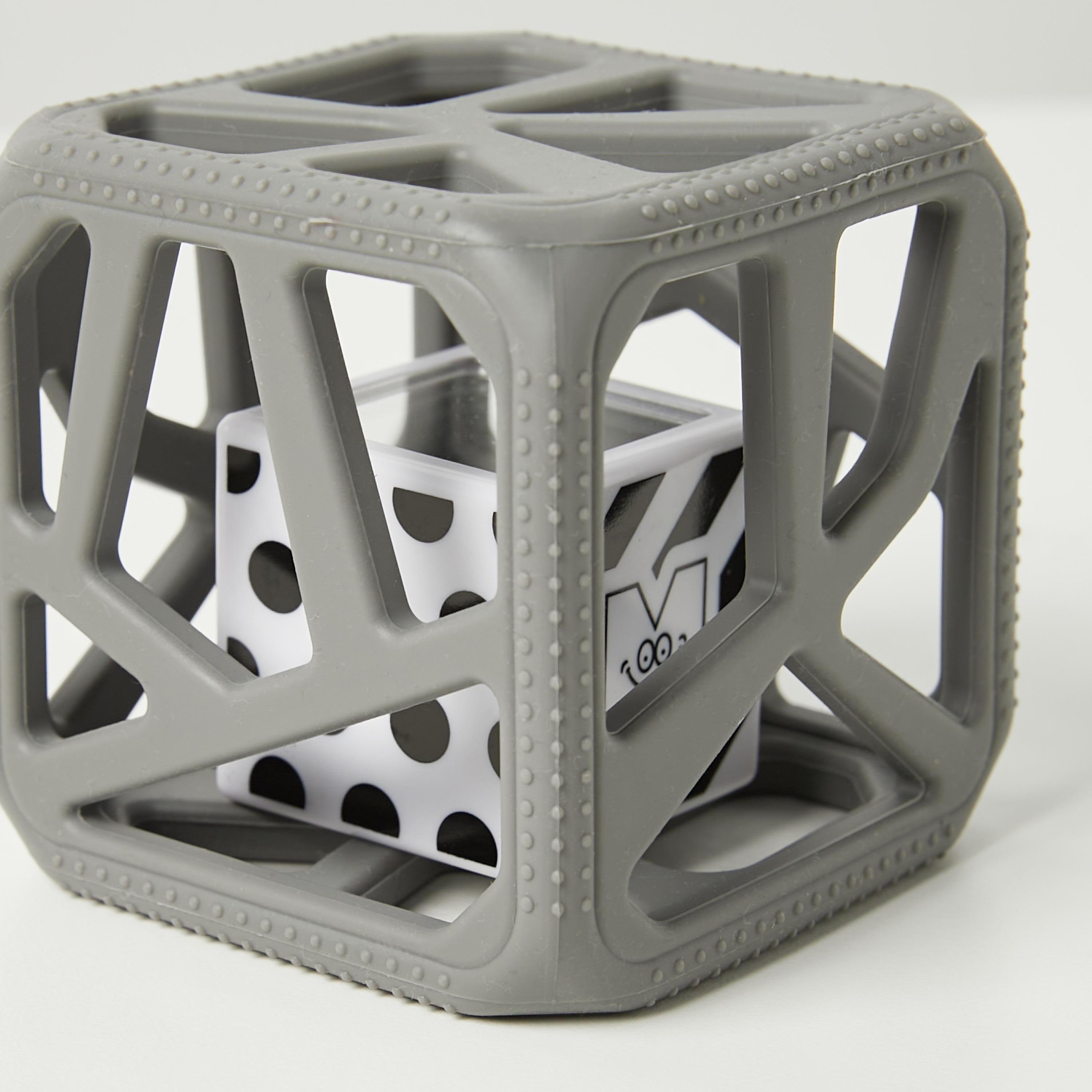 Malarkey Kids Chew Cube Teether Rattle-baby-feeding-teethers-image-4