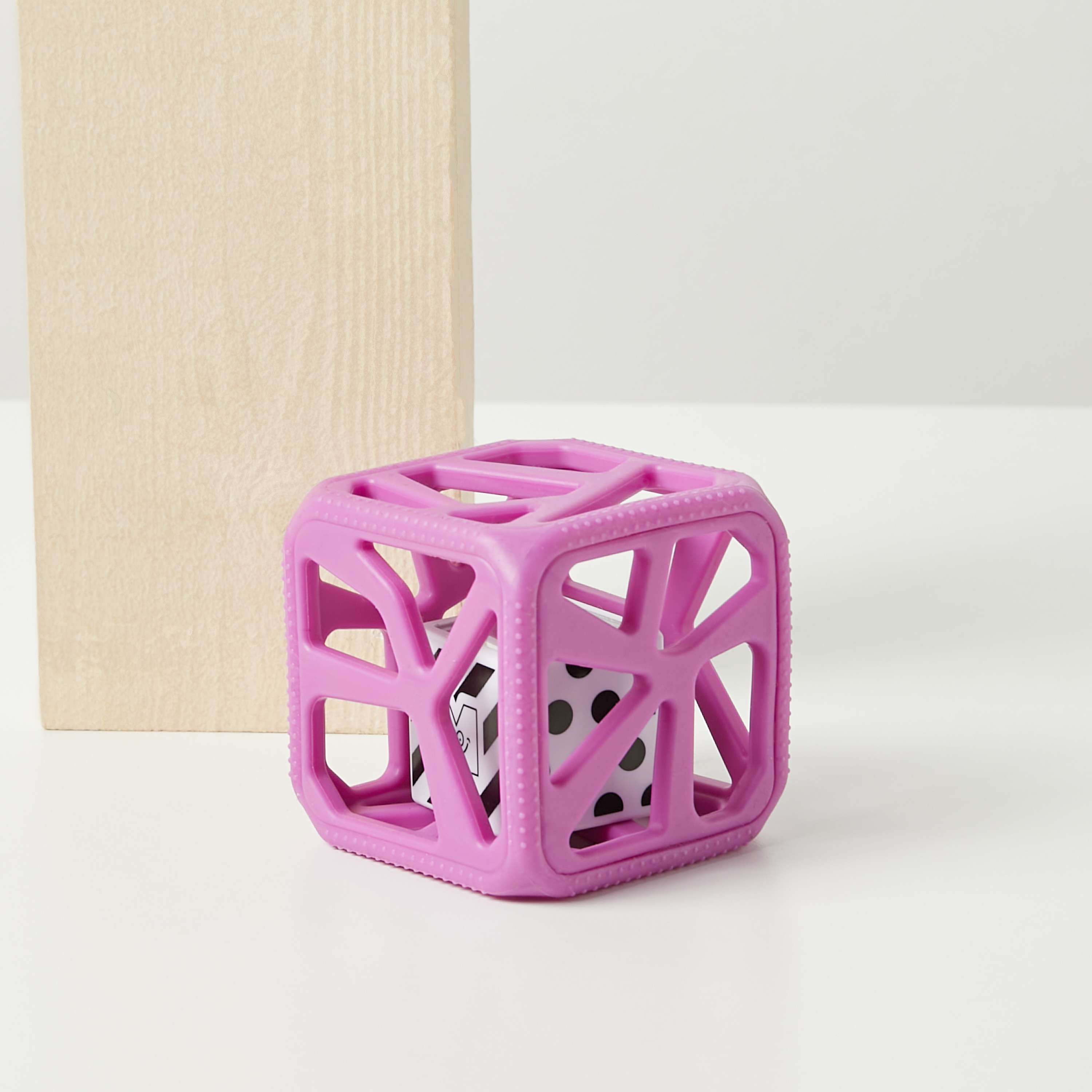 Malarkey Kids Chew Cube Easy Grip Rattle Teether-baby-feeding-teethers-image-1