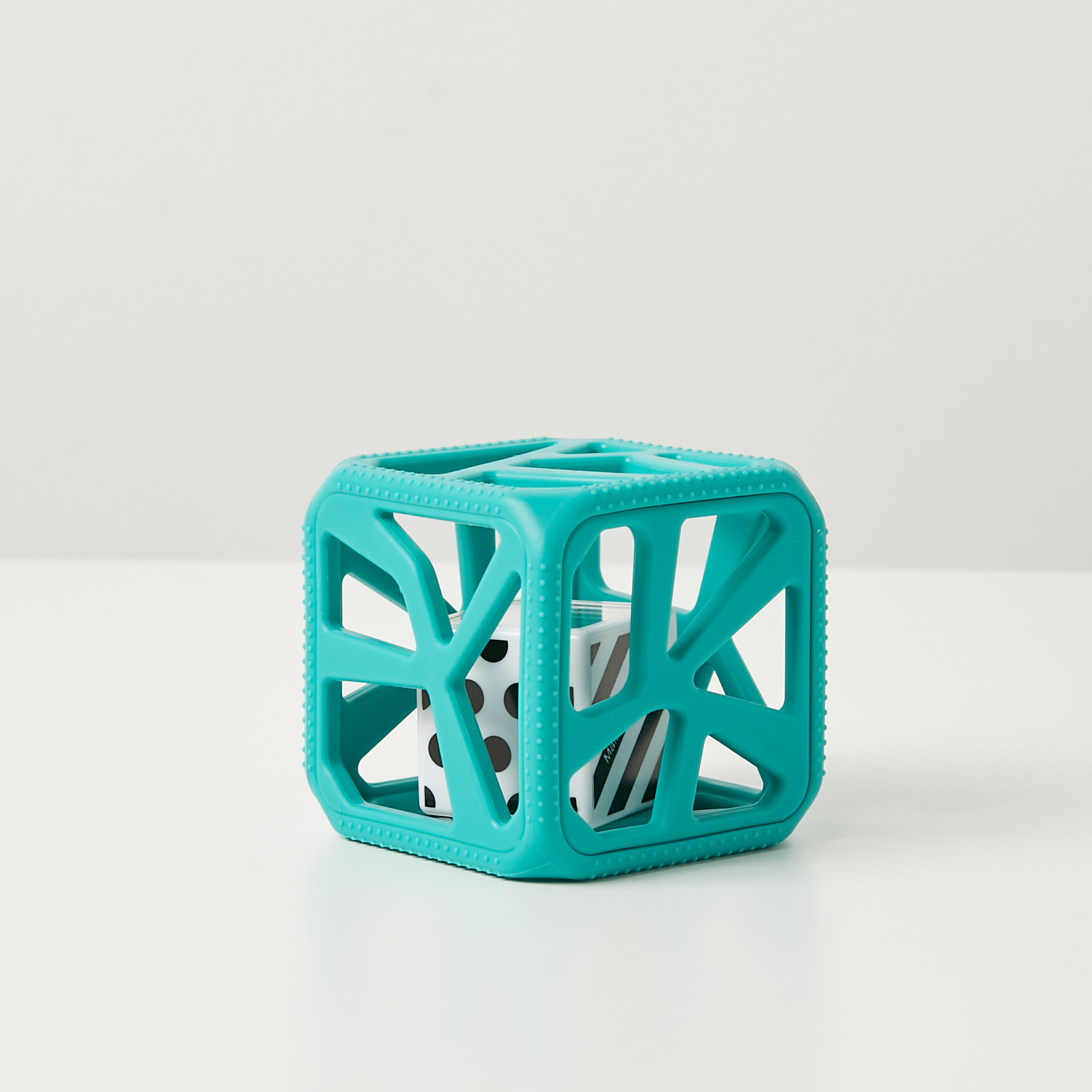 Malarkey Kids Chew Cube Teether Rattle-baby-feeding-teethers-image-3
