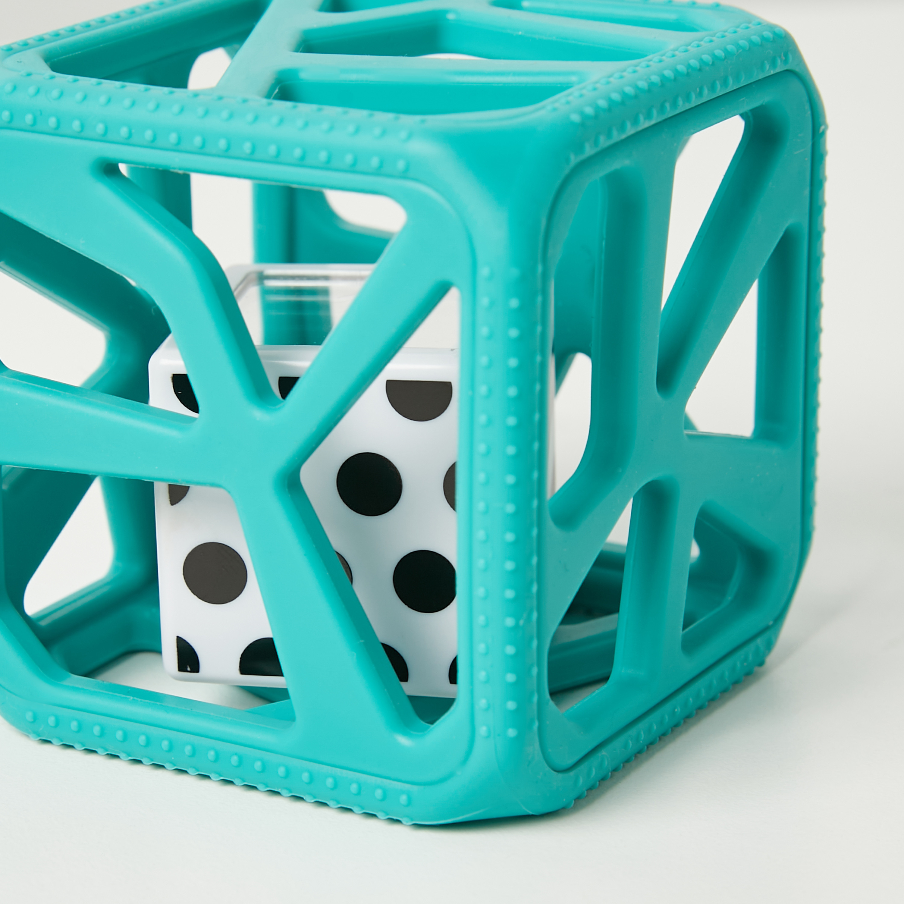 Malarkey Kids Chew Cube Teether Rattle-baby-feeding-teethers-image-4