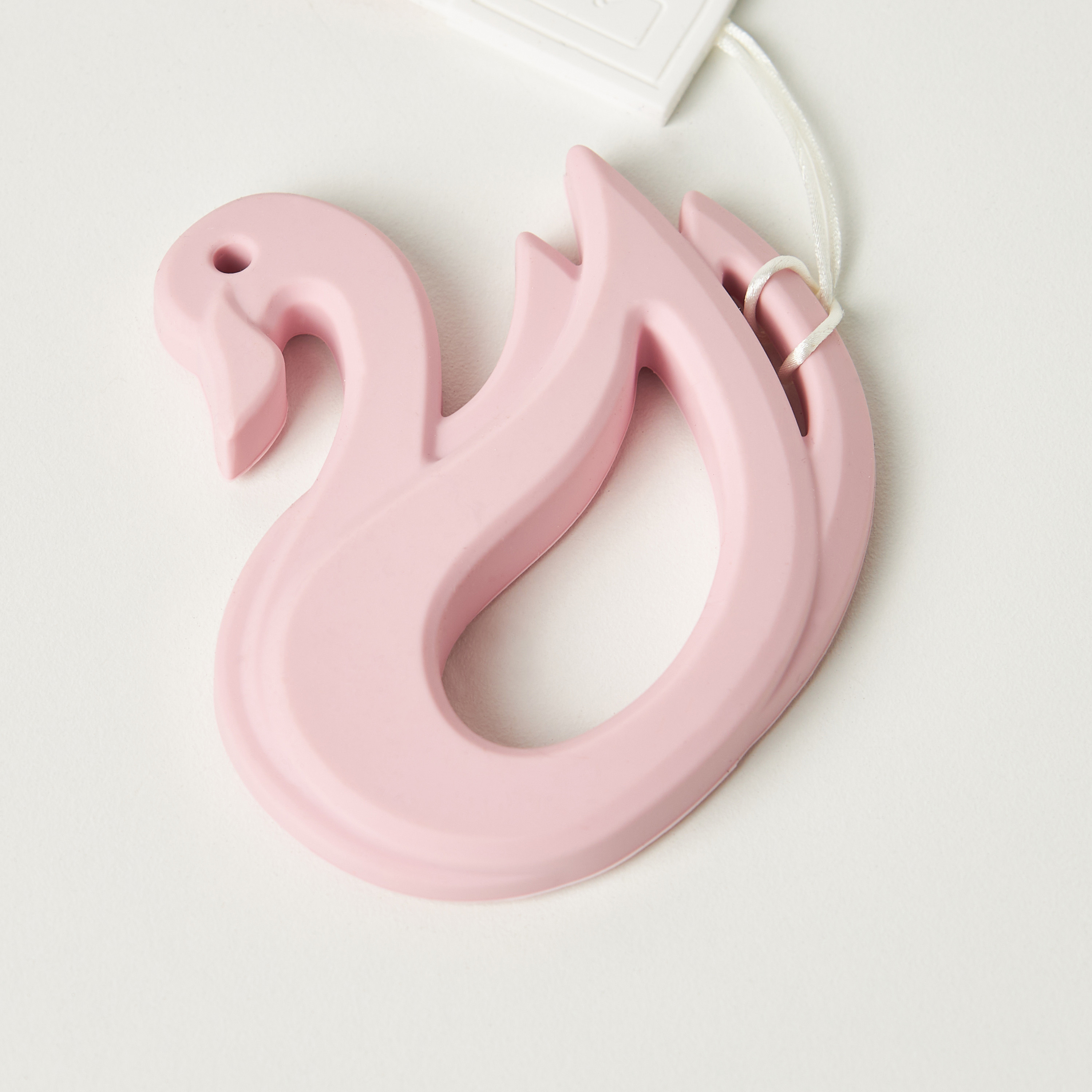 Malarkey Kids Swan-Shaped Teether and Tether Set-baby-feeding-teethers-image-3