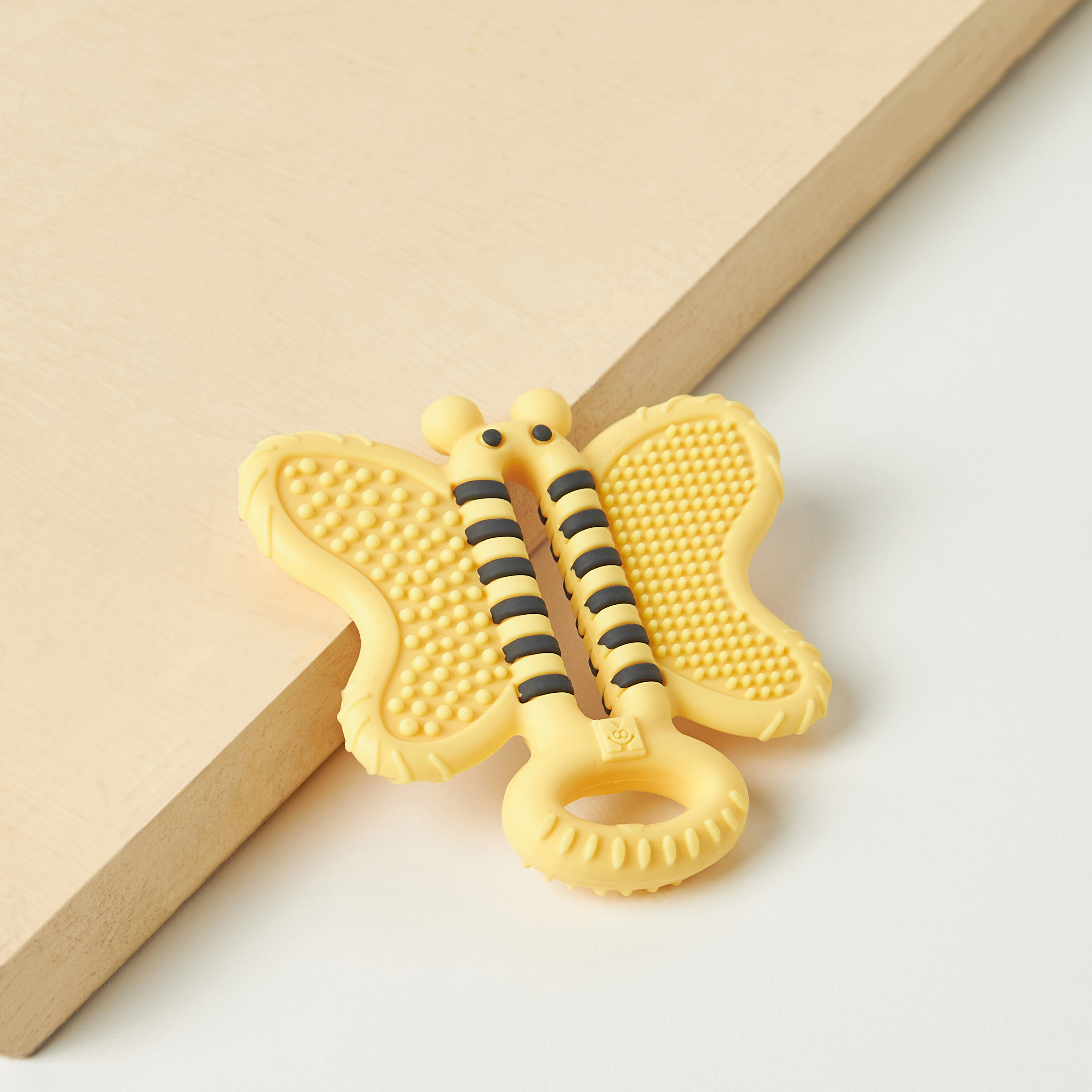 Malarkey Kids Bee Shaped Teether Brush-baby-feeding-teethers-image-1