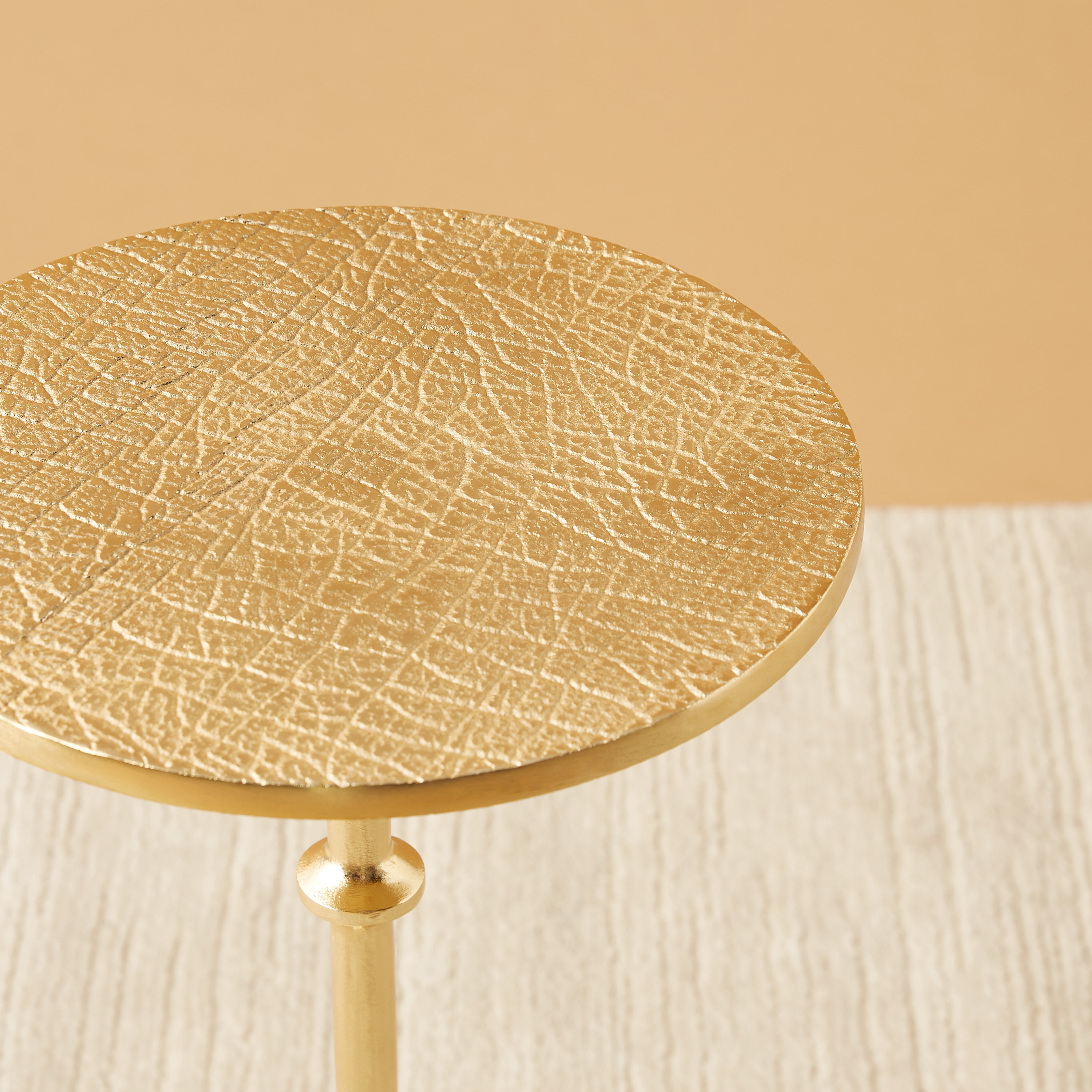 Textured Accent Table - 30x55 cms-furniture-livingroom-sideandendtables-image-3
