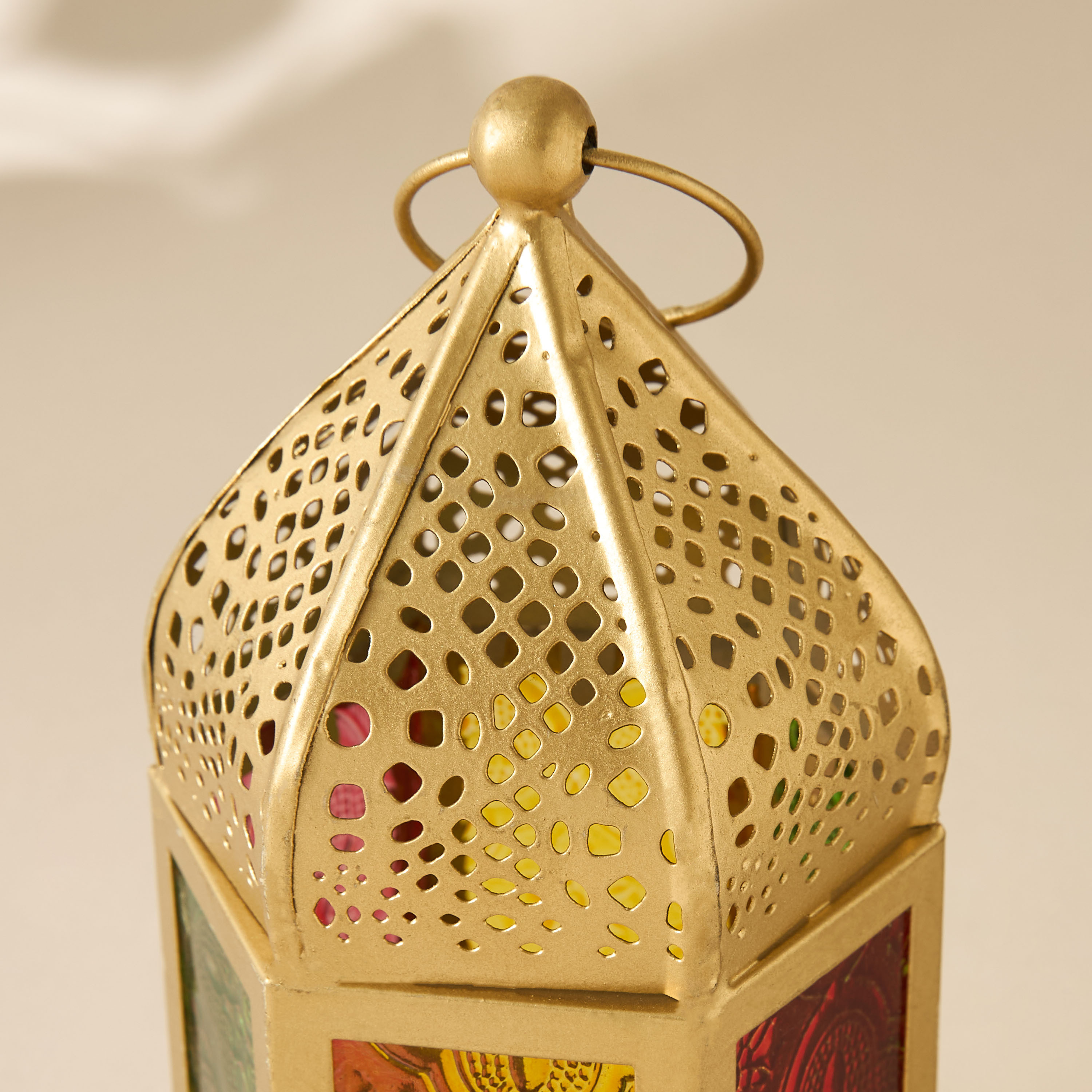 Decorative Iron Lantern - 16 cms-household-decor-candleholdersandlanterns-image-3