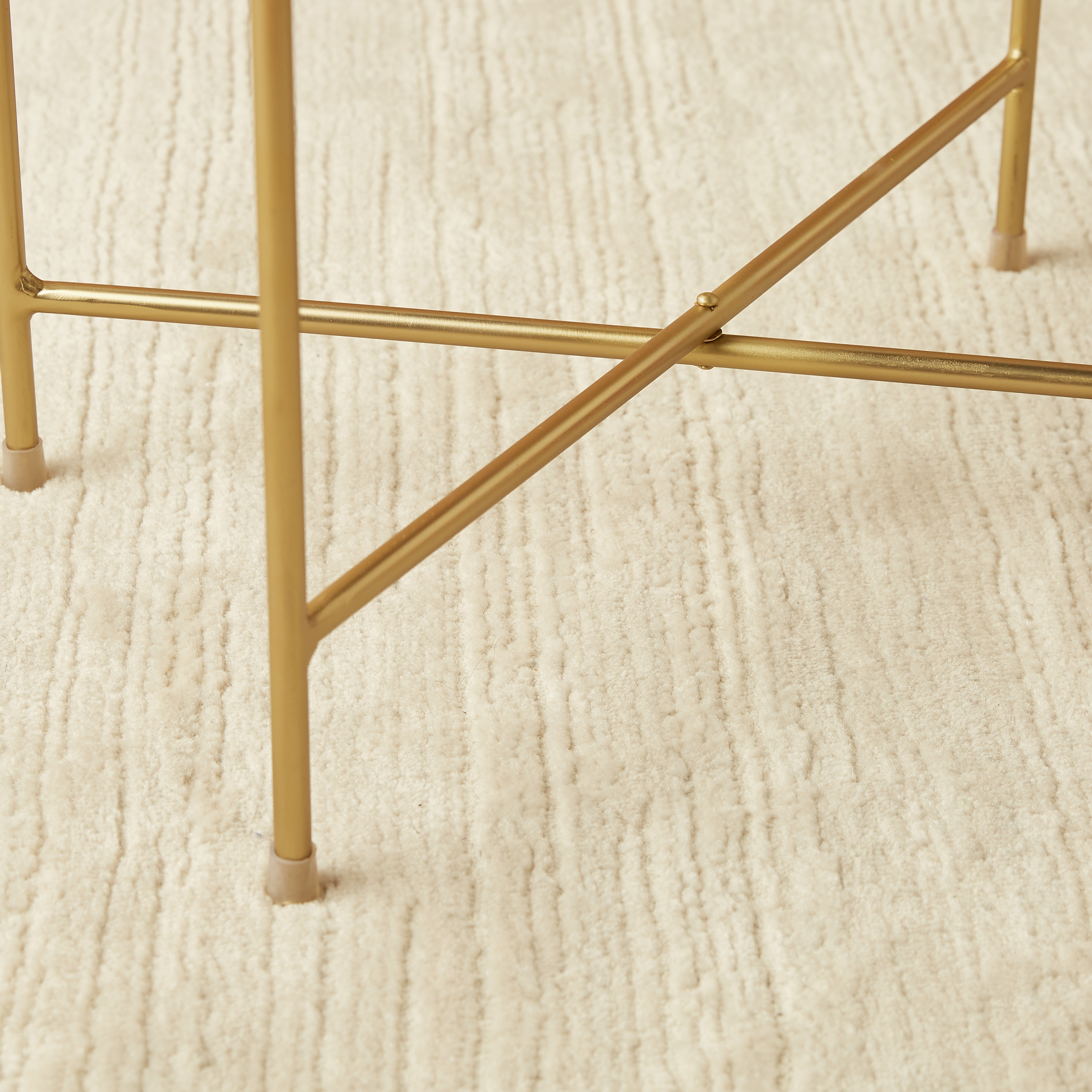 Foldable Marble Top Side Table - 42x28x54 cms-furniture-livingroom-sideandendtables-image-4