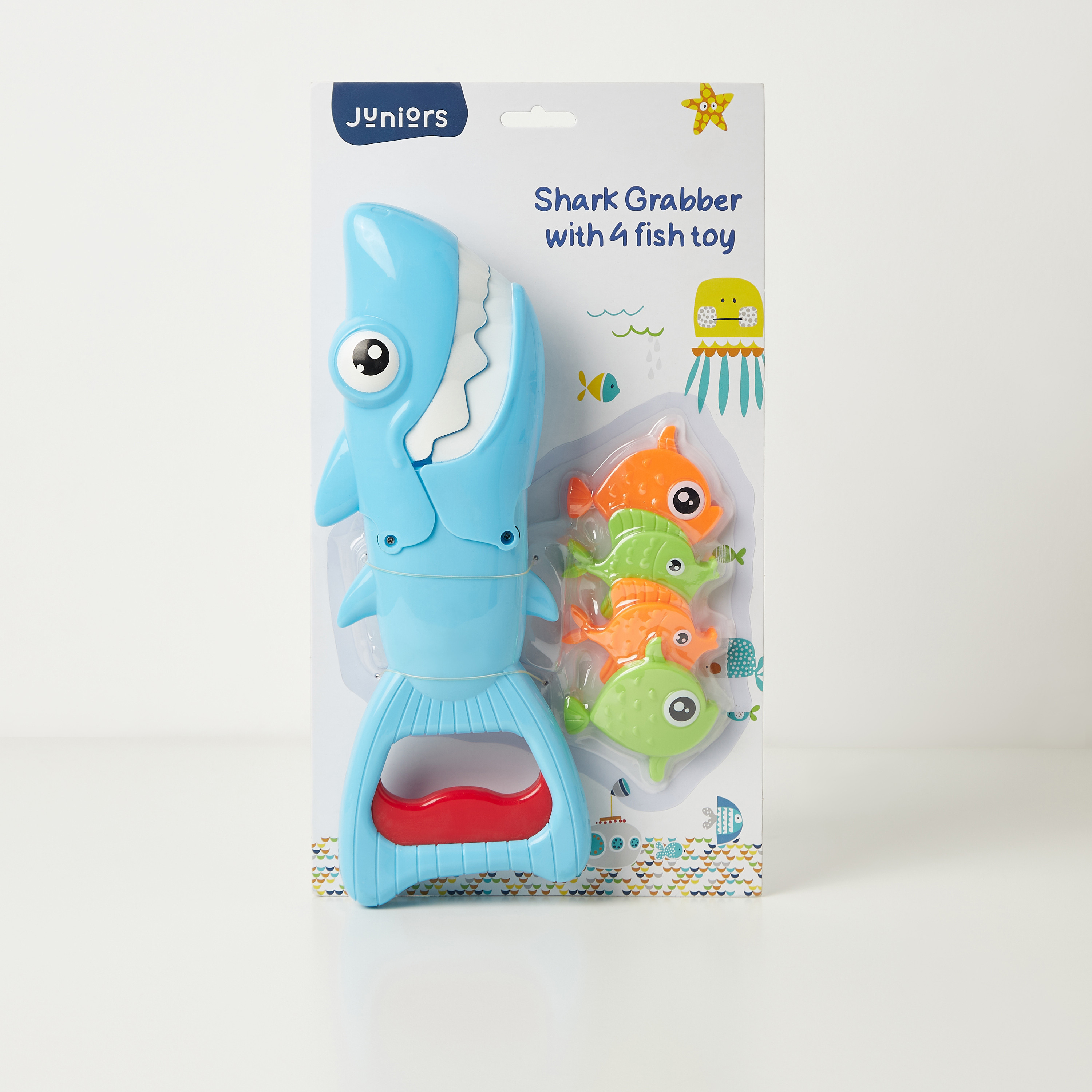 Juniors 5-Piece Shark and Fish Toy Set-baby-bathandcare-bathtubs-image-1