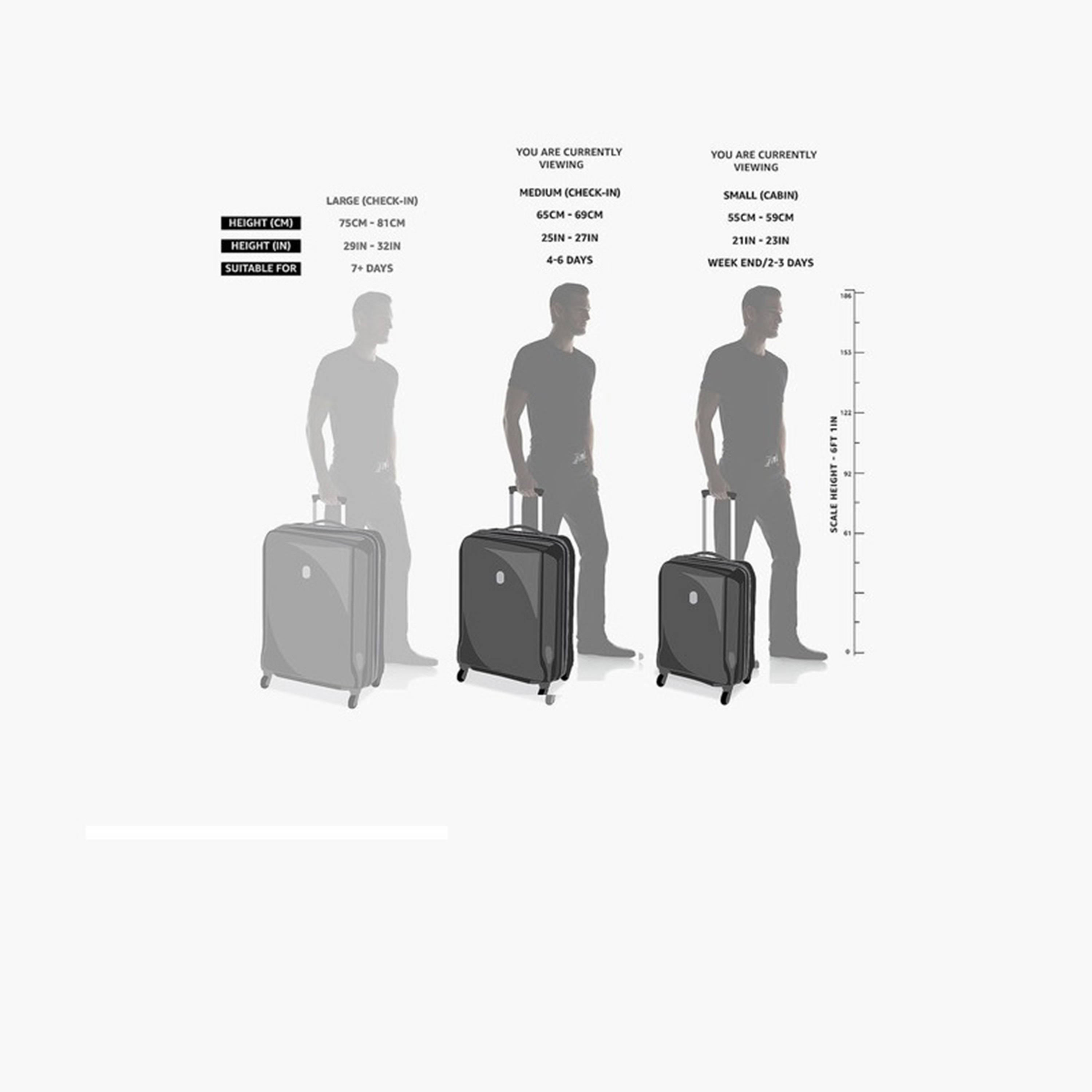 أمريكان توريستر- طقم شنط تريجارد (58/66 سم) عدد 2 من مادة البولي بروبيلين بأربع عجلات-travel-luggagesandbags-luggage-image-2