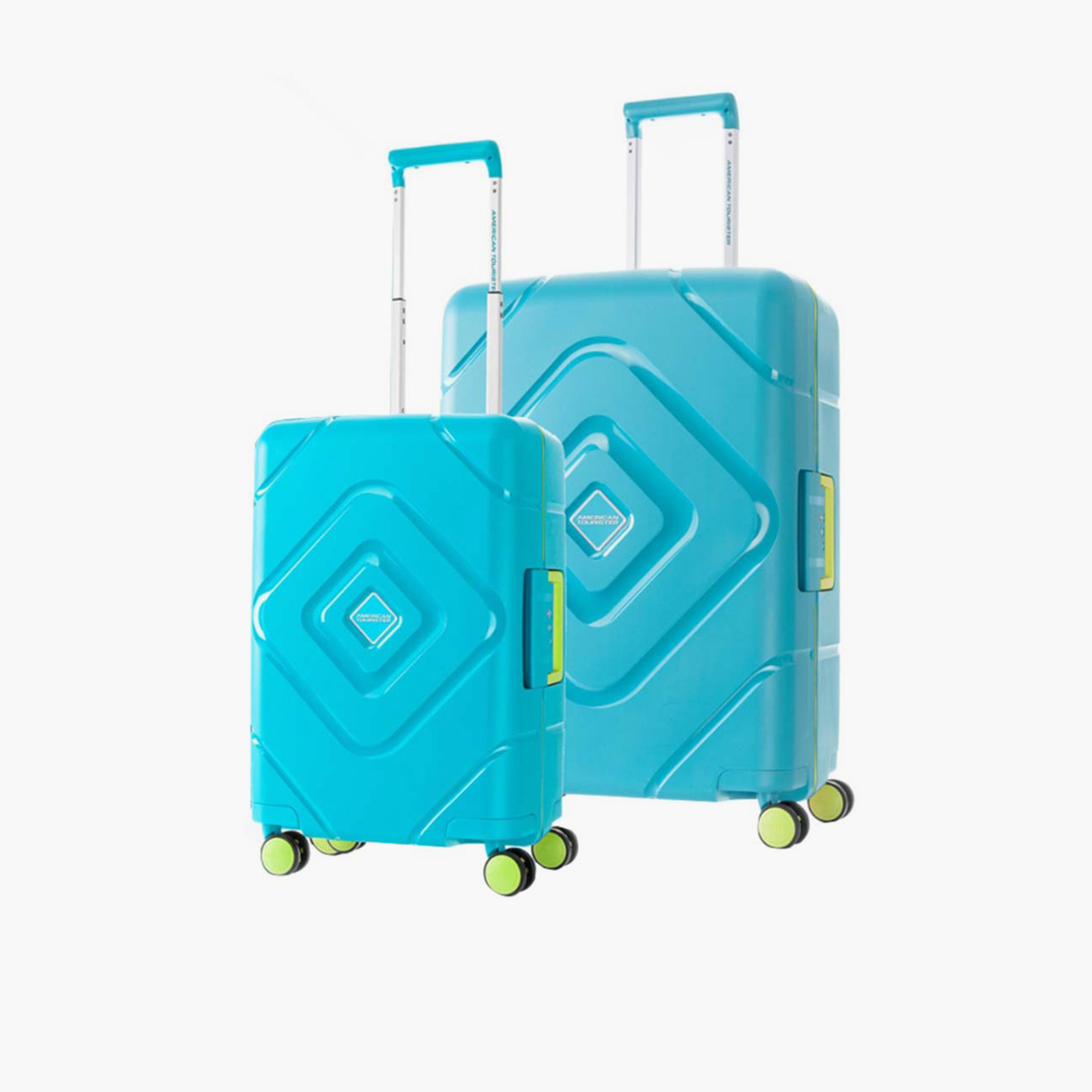 American Tourister Trigard (58/76 CM) Set of 2 Polypropylene Hardcase 4-Wheeler Luggage Trolley Bags-travel-luggagesandbags-luggage-image-1