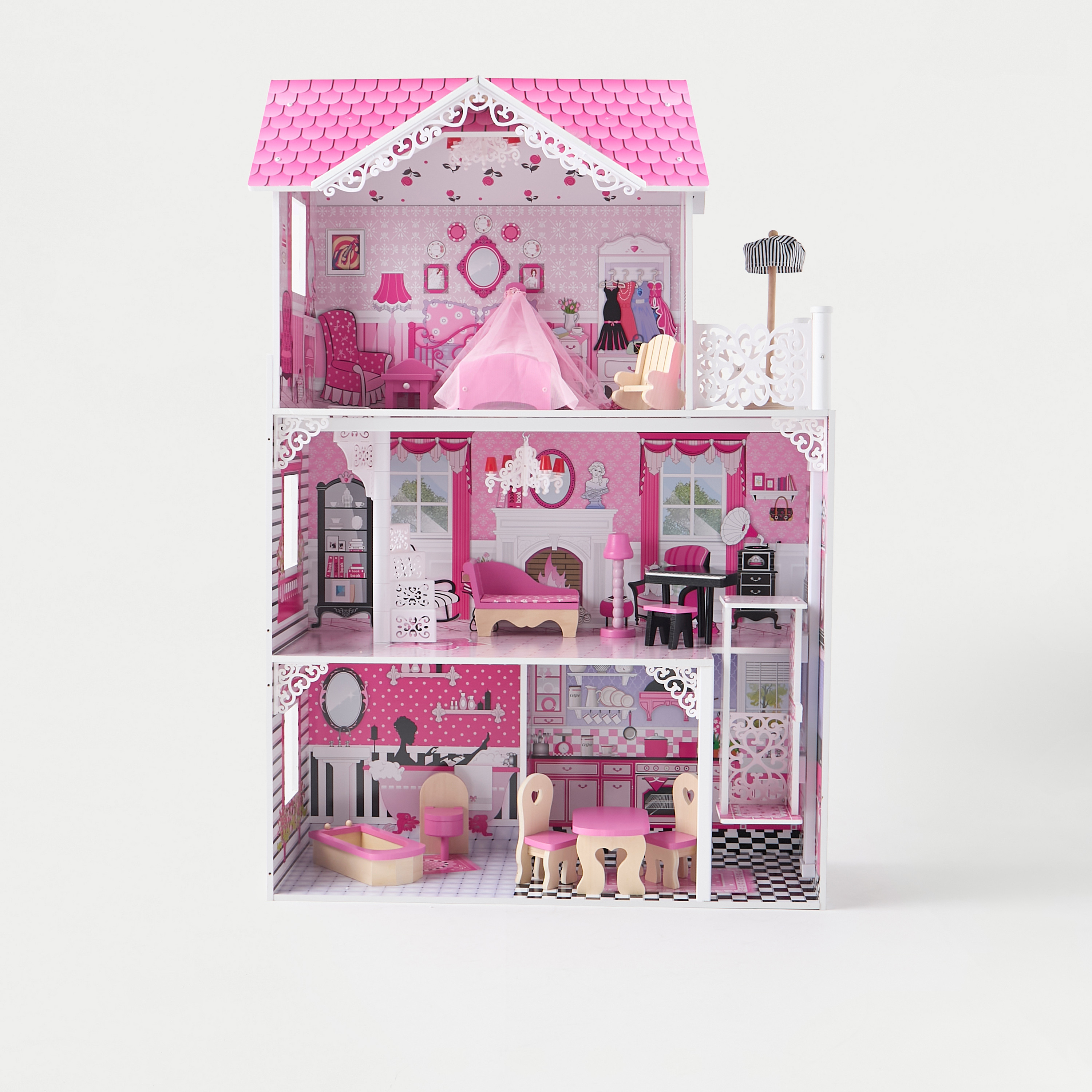 Buy Doll House 13 Piece Playset Online Babyshop KSA