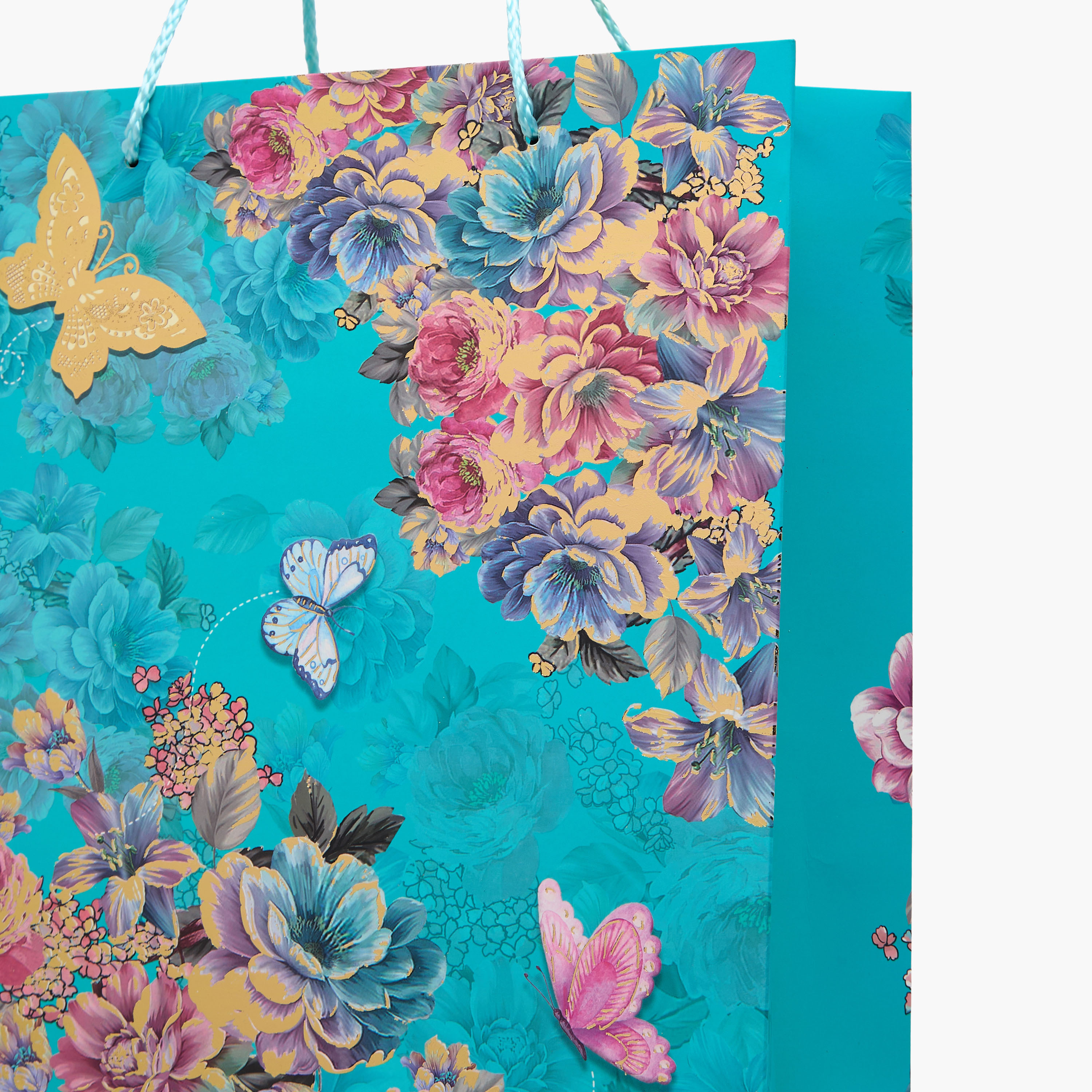 Butterfly Print Paper Gift Bag - 26x32x10 cms-household-giftingaccessories-giftings-image-3