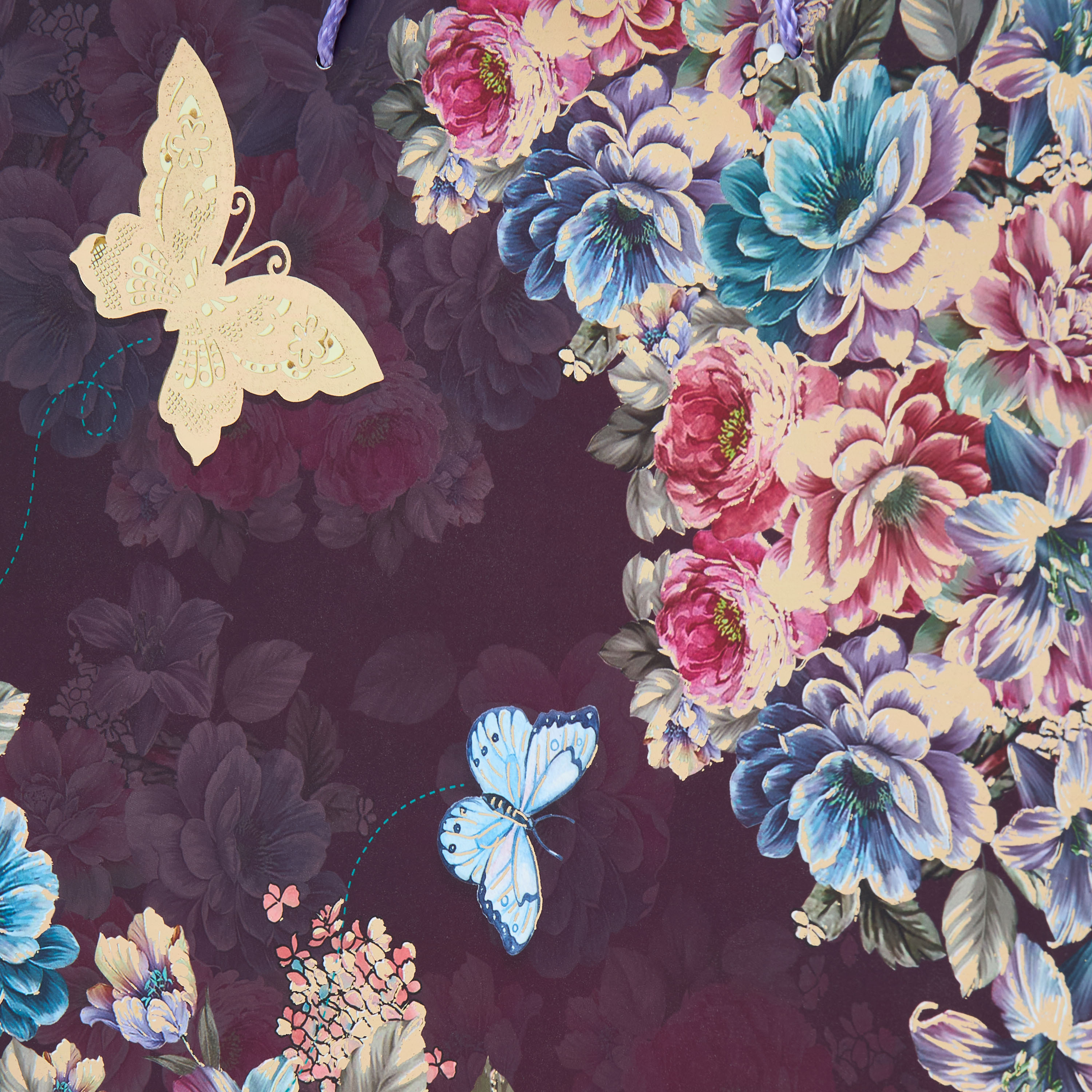 Floral Print Gift Bag - 31x42x12 cms-household-giftingaccessories-giftings-image-3