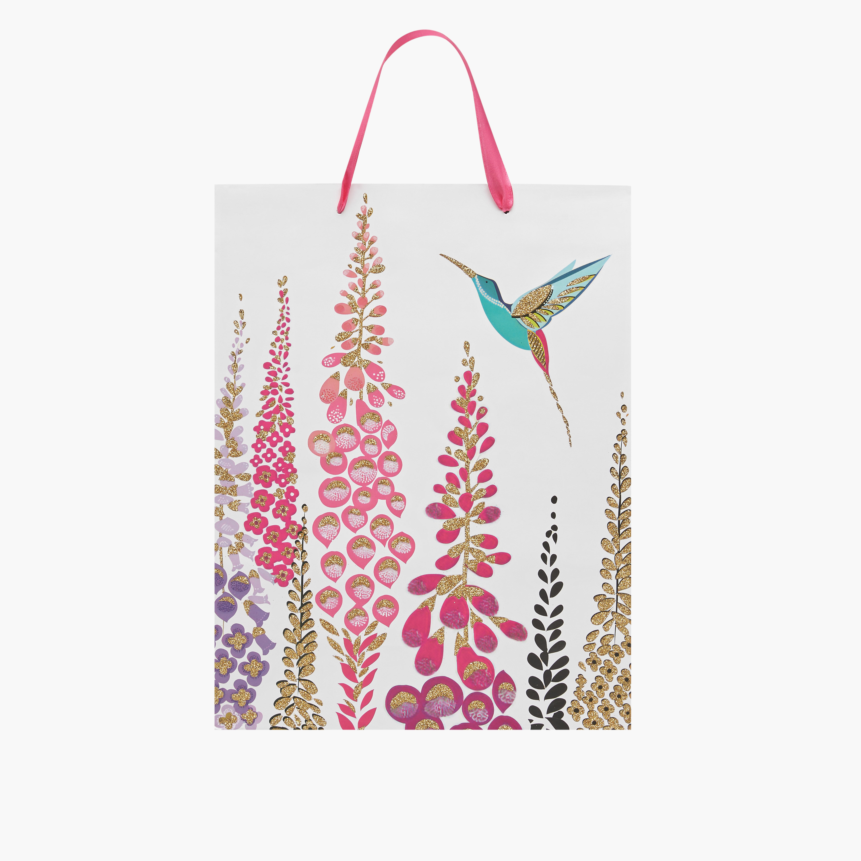 Glitter Print Paper Gift Bag - 30x39x12 cms-household-giftingaccessories-giftings-image-1