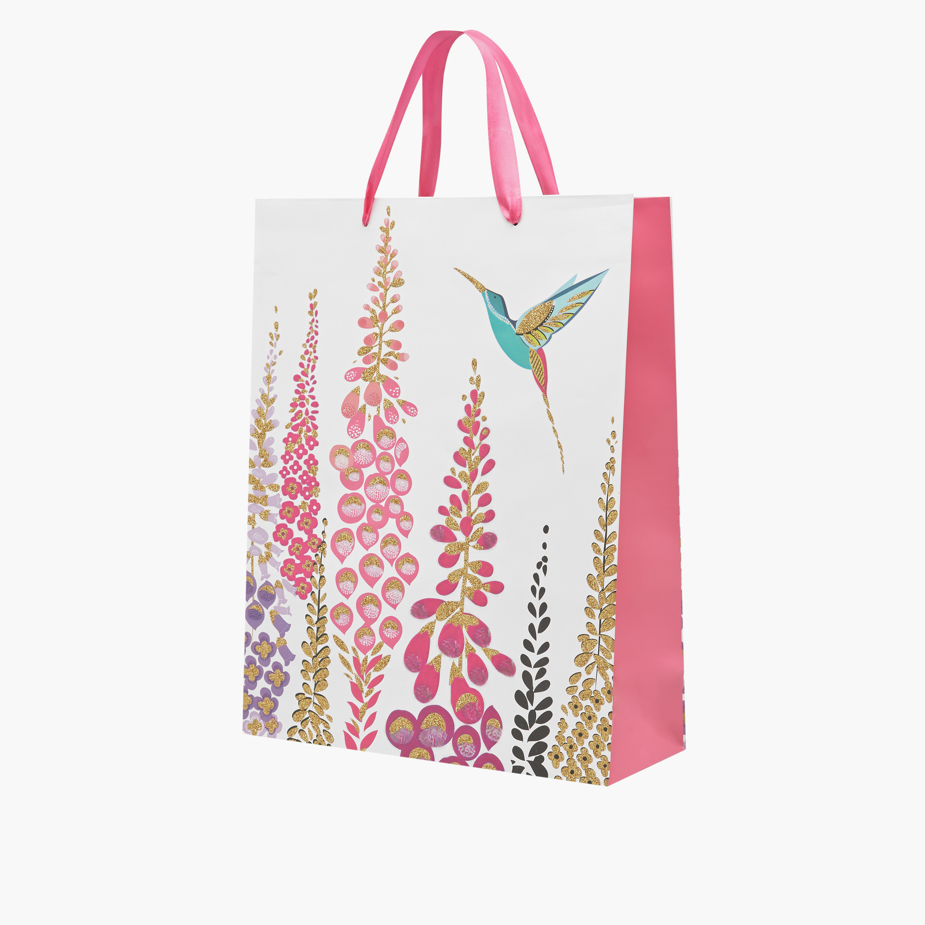 Glitter Print Paper Gift Bag - 30x39x12 cms-household-giftingaccessories-giftings-image-2