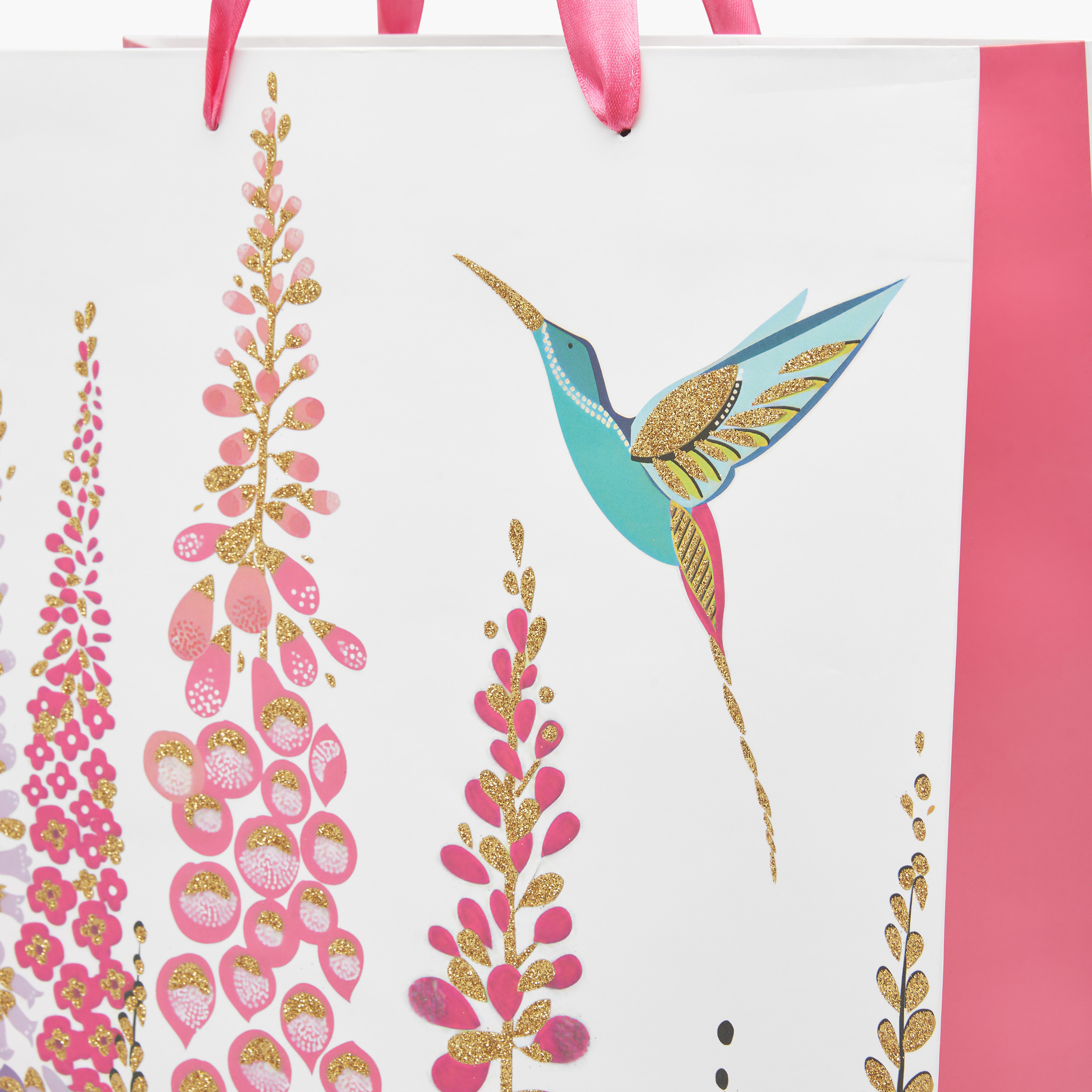 Glitter Print Paper Gift Bag - 30x39x12 cms-household-giftingaccessories-giftings-image-3