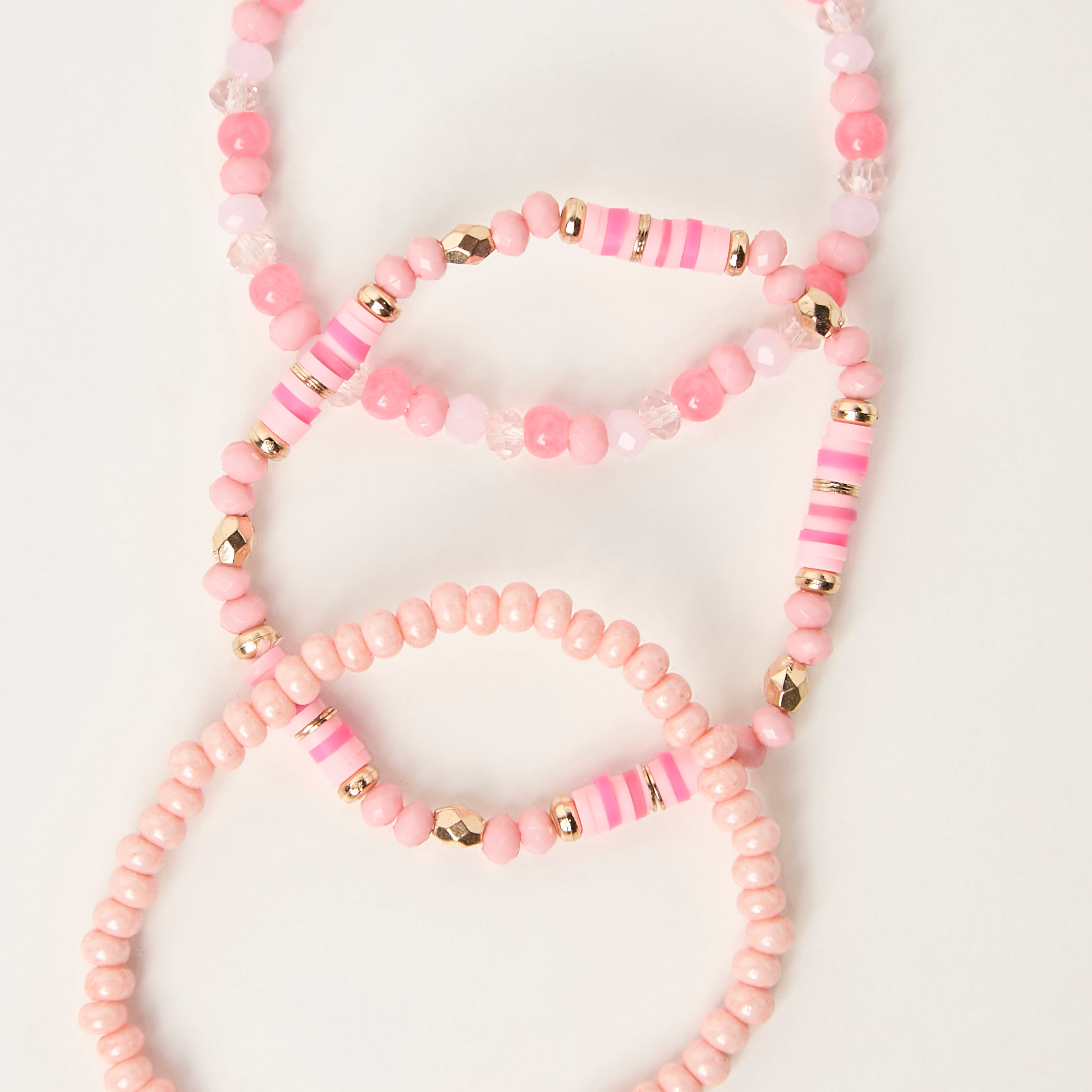 أساور مطّاطية مزينة بالخرز من تشارمز - طقم 3 قطع-girls-accessories-jewellery-image-4
