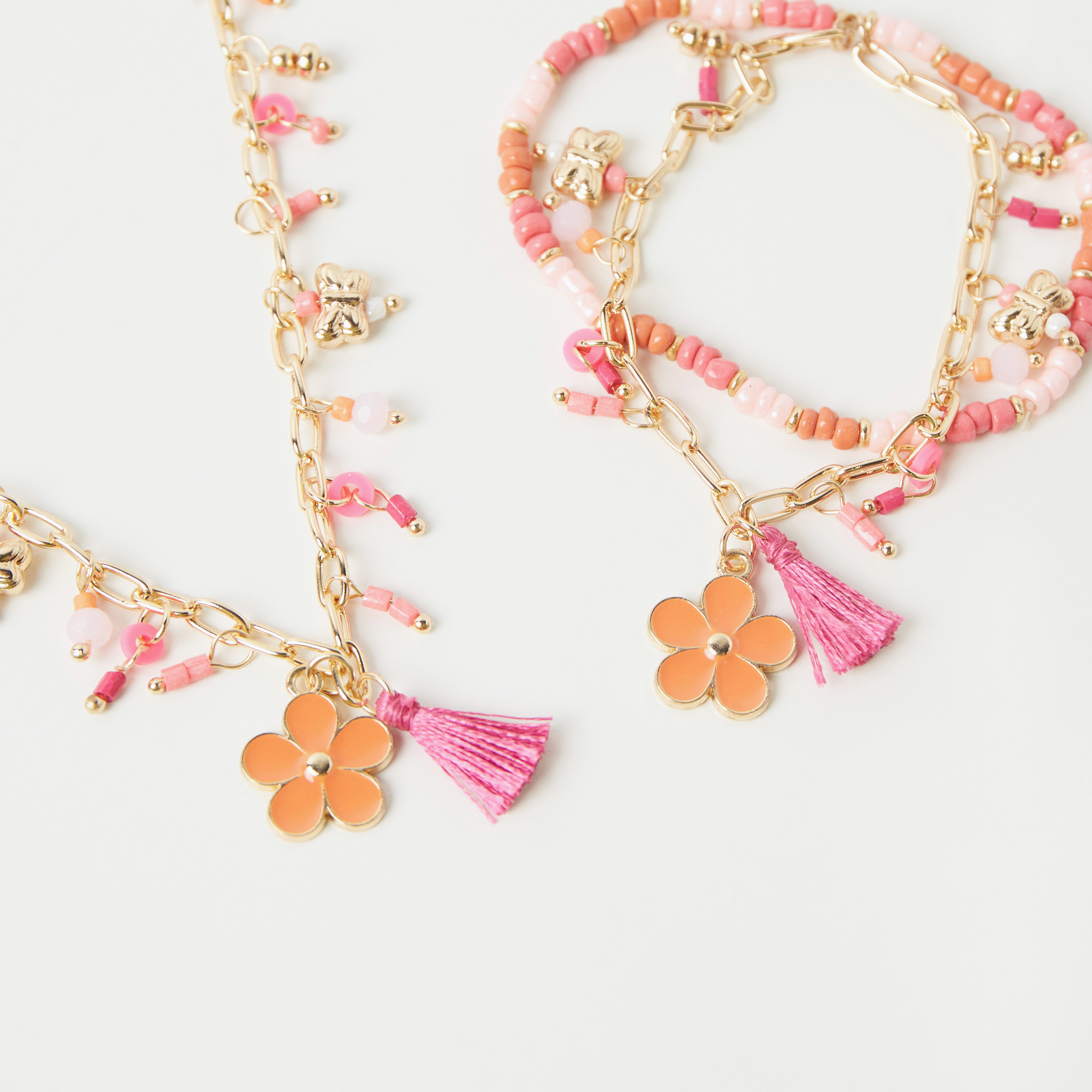 طقم سوار وعقد مزين بالخرز من تشارمز-girls-accessories-jewellery-image-3