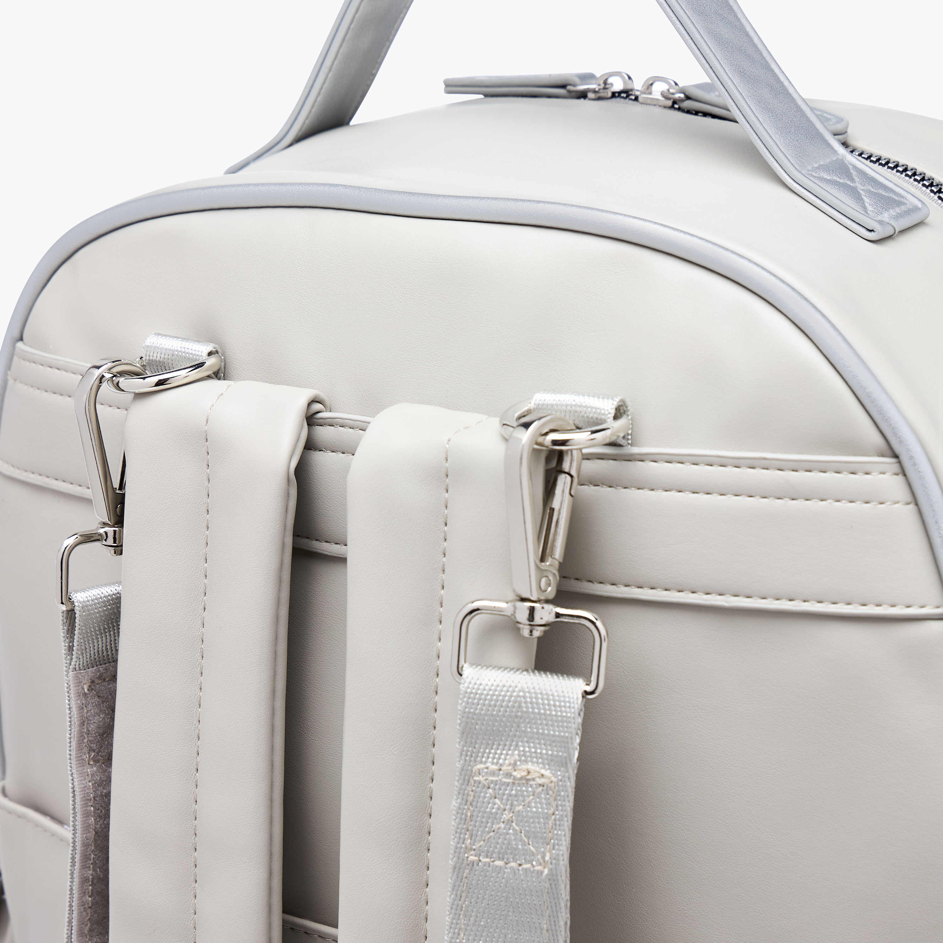 شنطة ظهرحفاضات سادة بسحّاب إغلاق وحمّالات كتف قابلة للتعديل من جيجلز-baby-gear-diaperbags-image-10