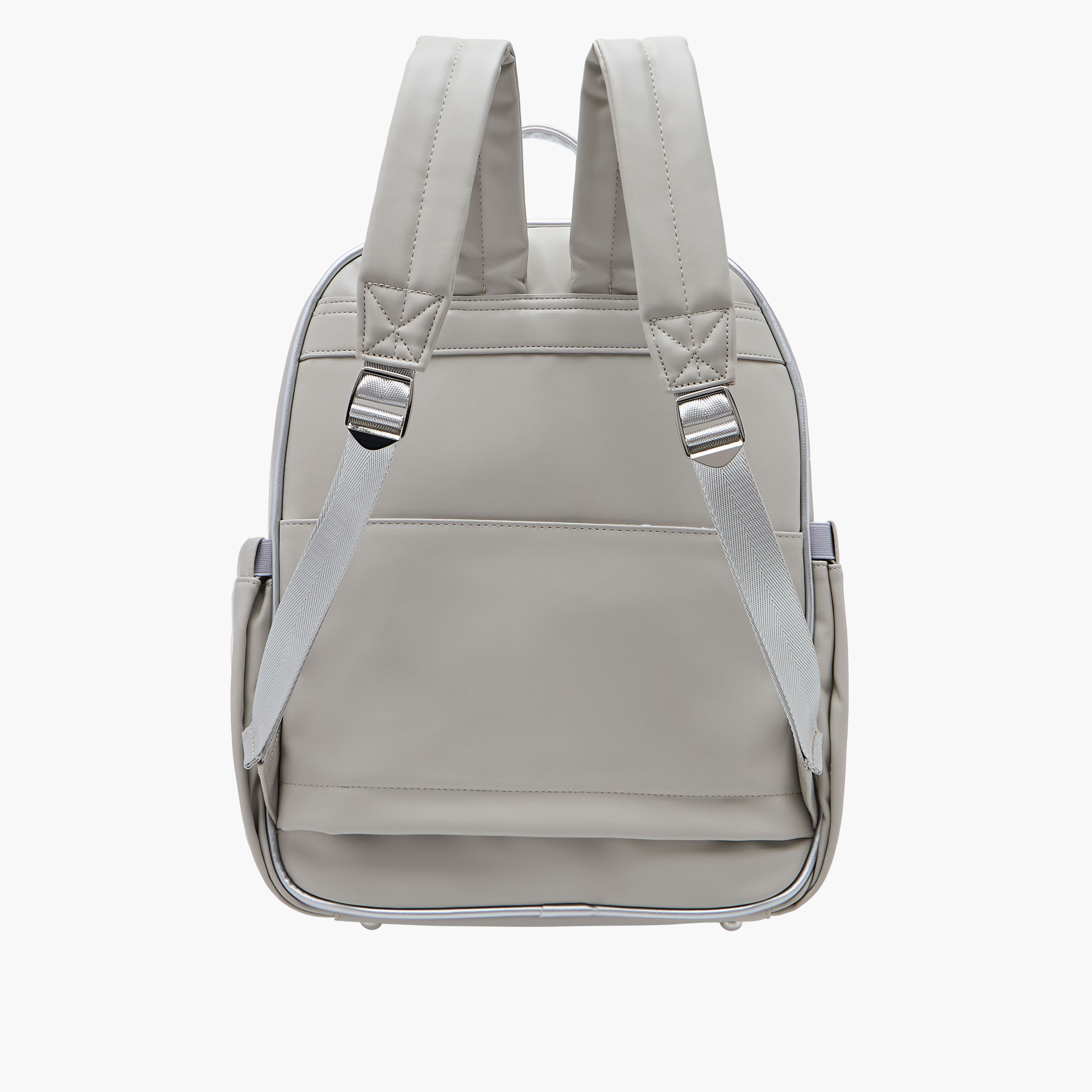شنطة ظهرحفاضات سادة بسحّاب إغلاق وحمّالات كتف قابلة للتعديل من جيجلز-baby-gear-diaperbags-image-5