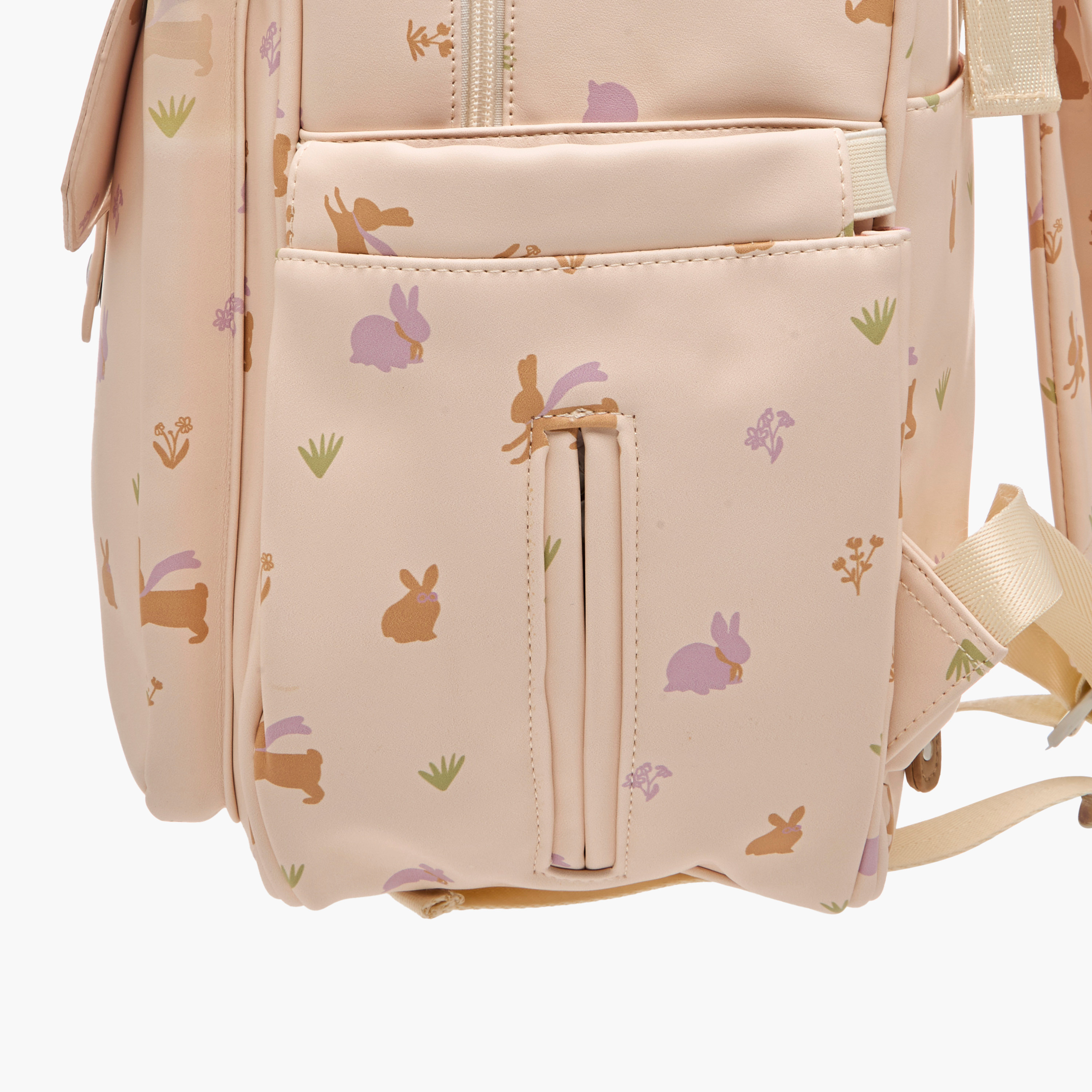 Giggles Printed Diaper Backpack with Adjustable Straps and Zip Closure-baby-diapering-diaperbags-image-10