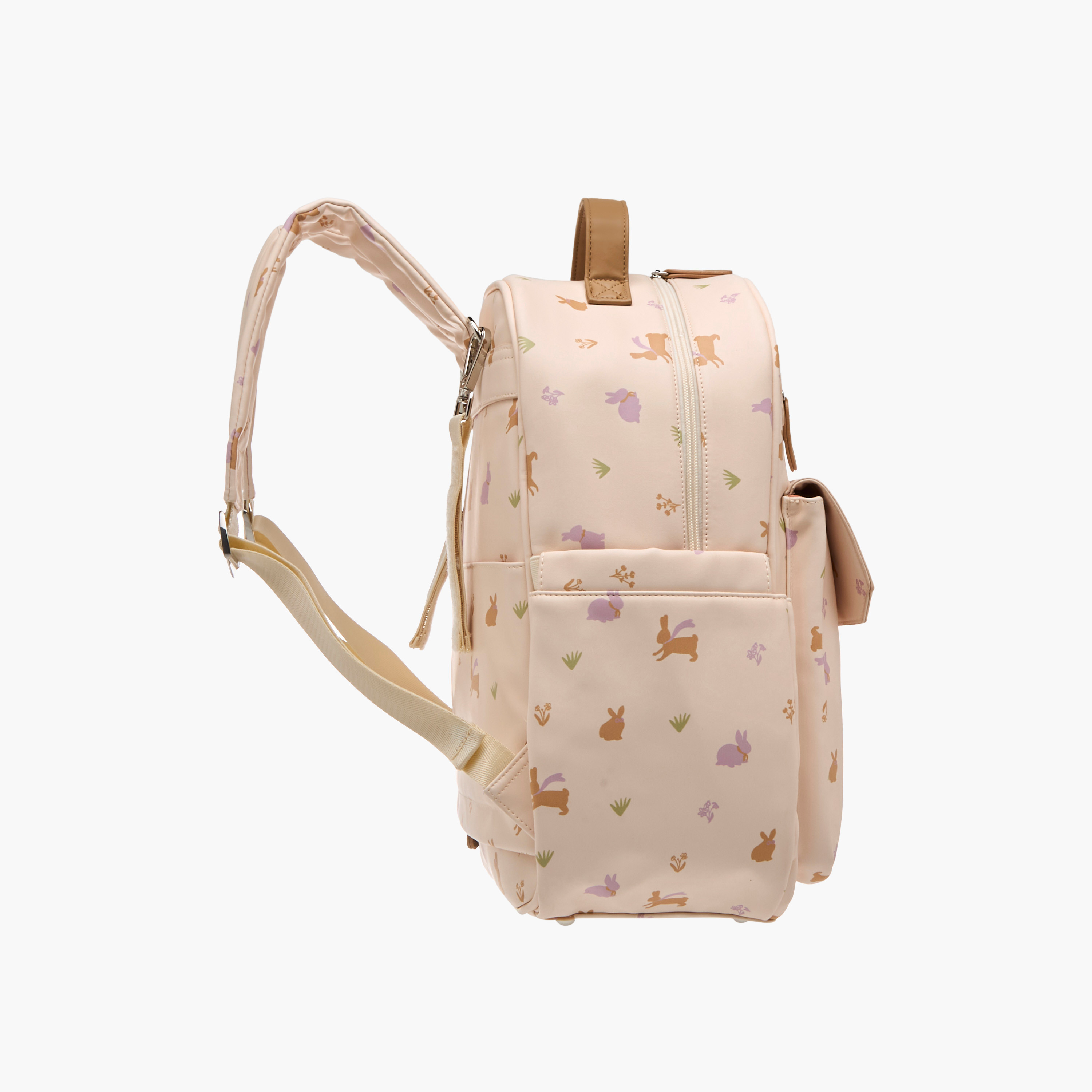 Giggles Printed Diaper Backpack with Adjustable Straps and Zip Closure-baby-diapering-diaperbags-image-6