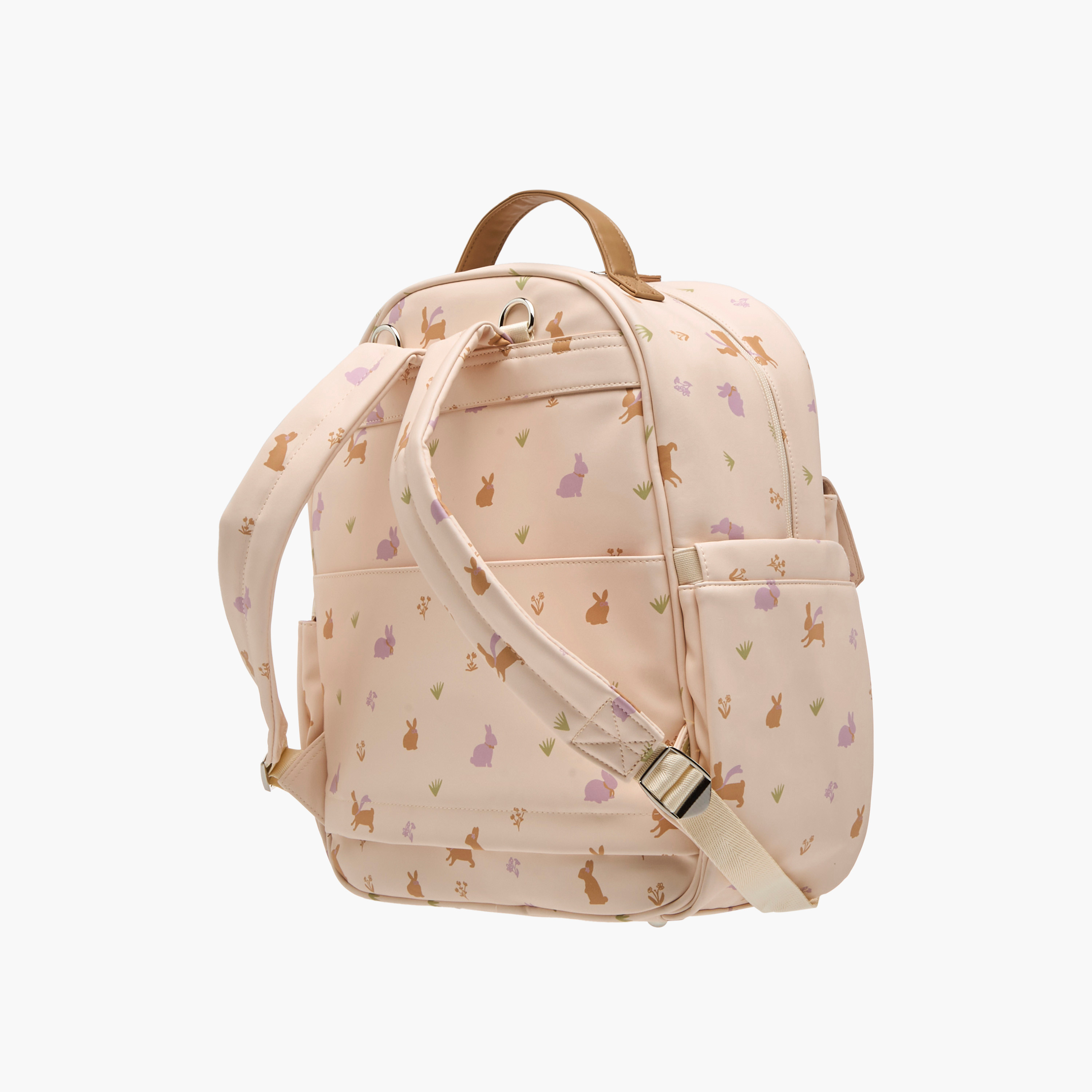 Giggles Printed Diaper Backpack with Adjustable Straps and Zip Closure-baby-diapering-diaperbags-image-7