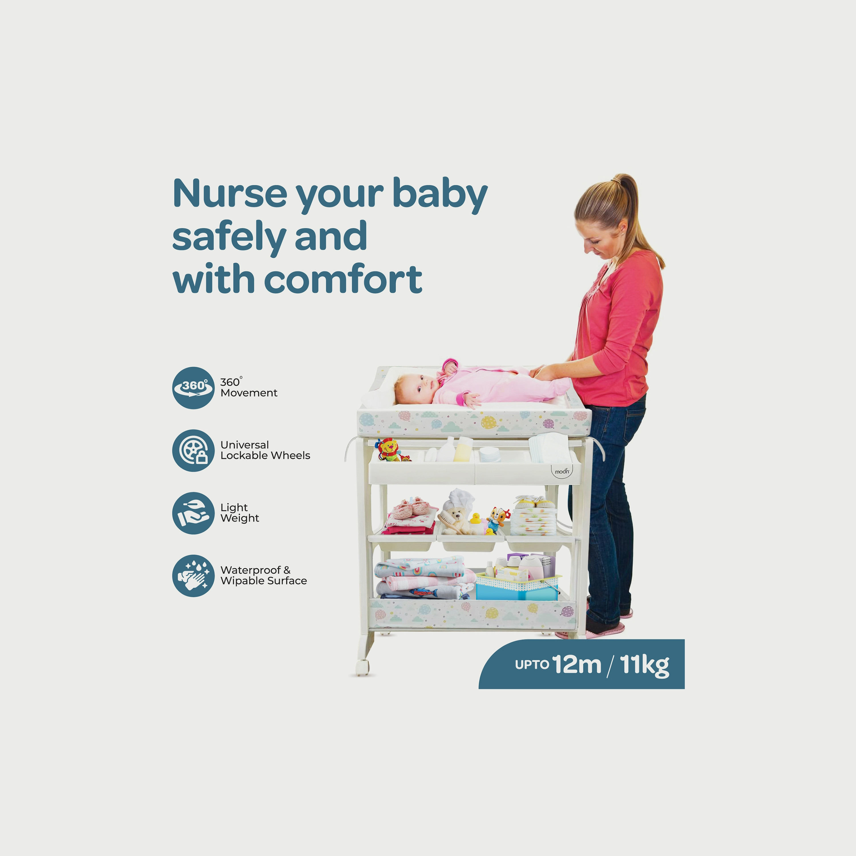 Moon Changing Station, Flying Rabbits-baby-bathandcare-changingtables-image-2