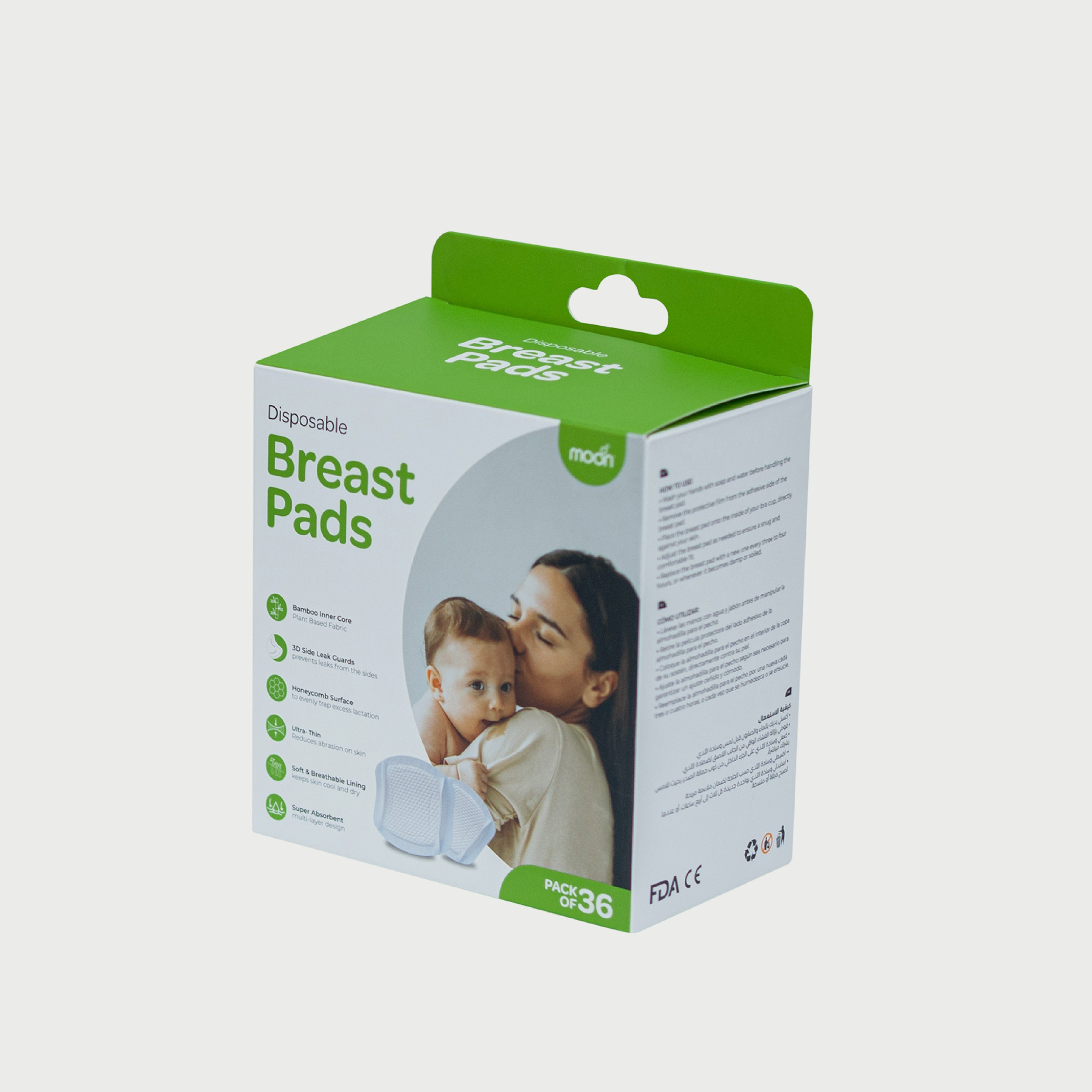 Moon 36-Piece Disposable Breast Pads-baby-feeding-breastfeedingandcare-image-1