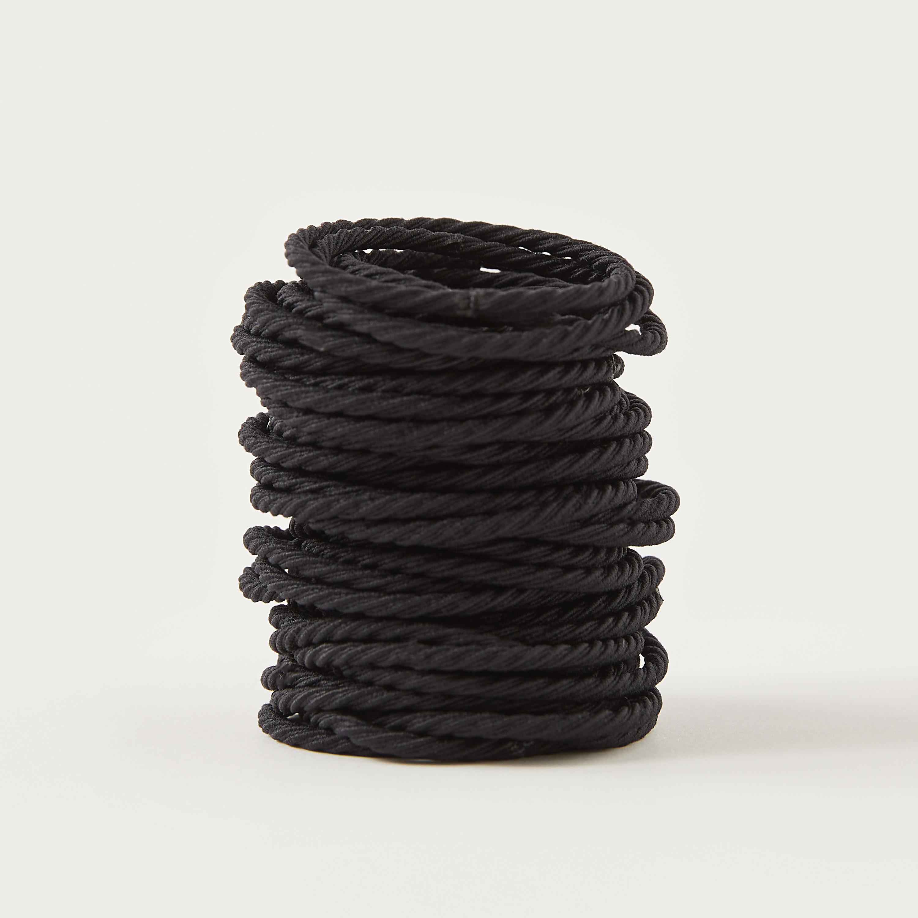 Textured Elasticated Hair Tie - Set of 50-women-hairaccessories-scrunchies-image-1