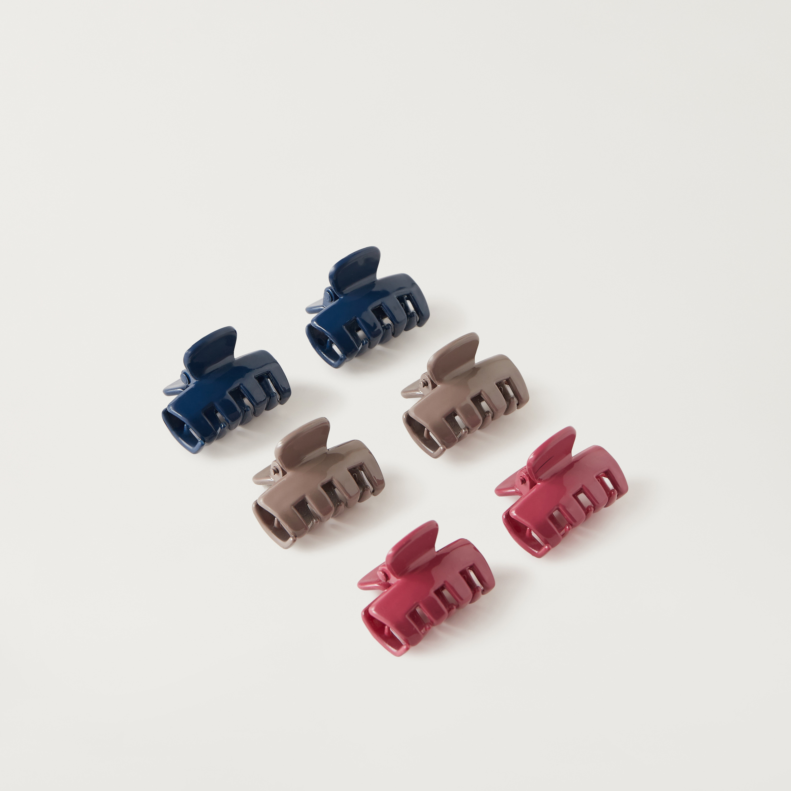 Solid Hair Clamp - Set of 6-women-hairaccessories-clamps-image-1