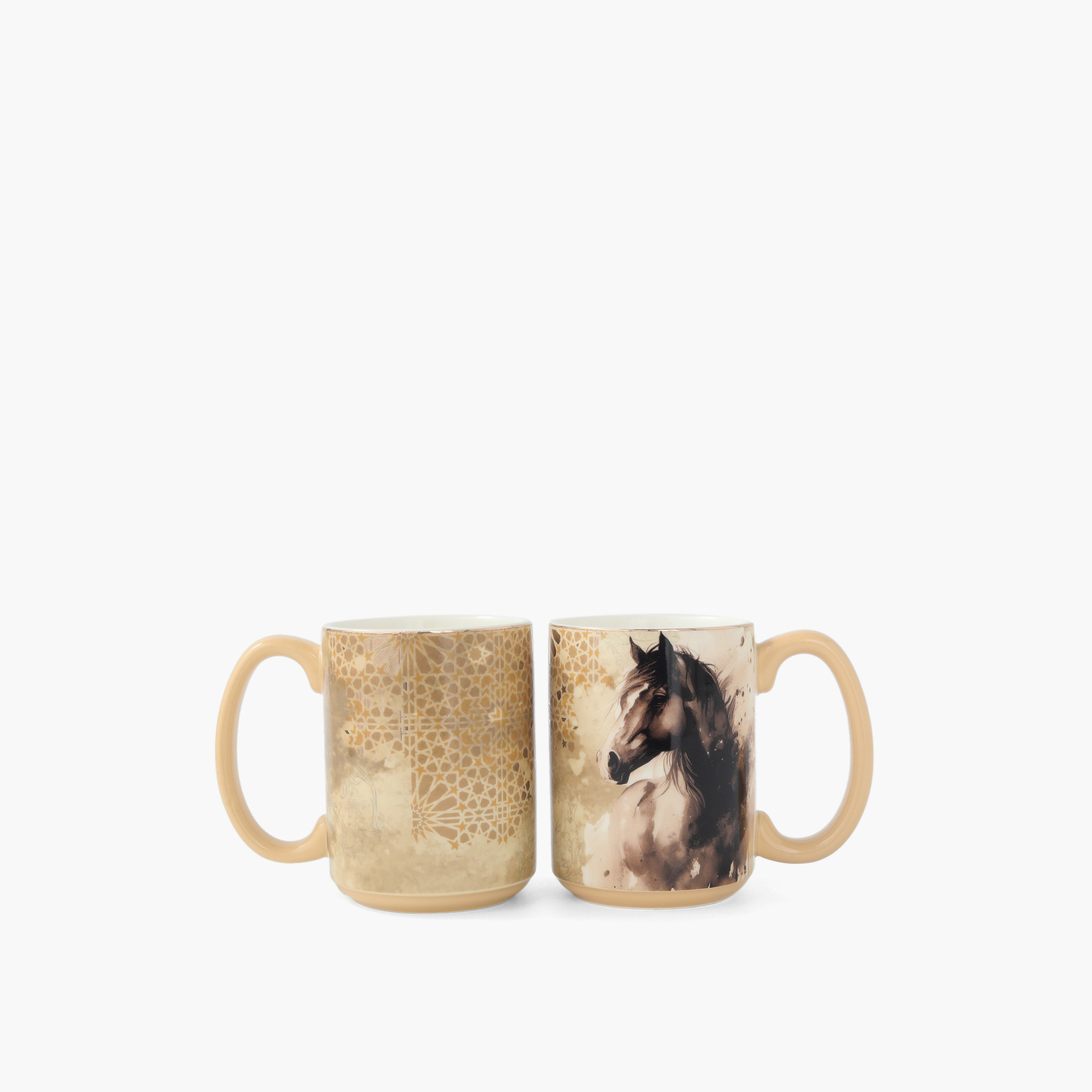 Horse Print Bone China Mug - 400 ml-household-dining-teaandcoffee-mugsandcups-image-2