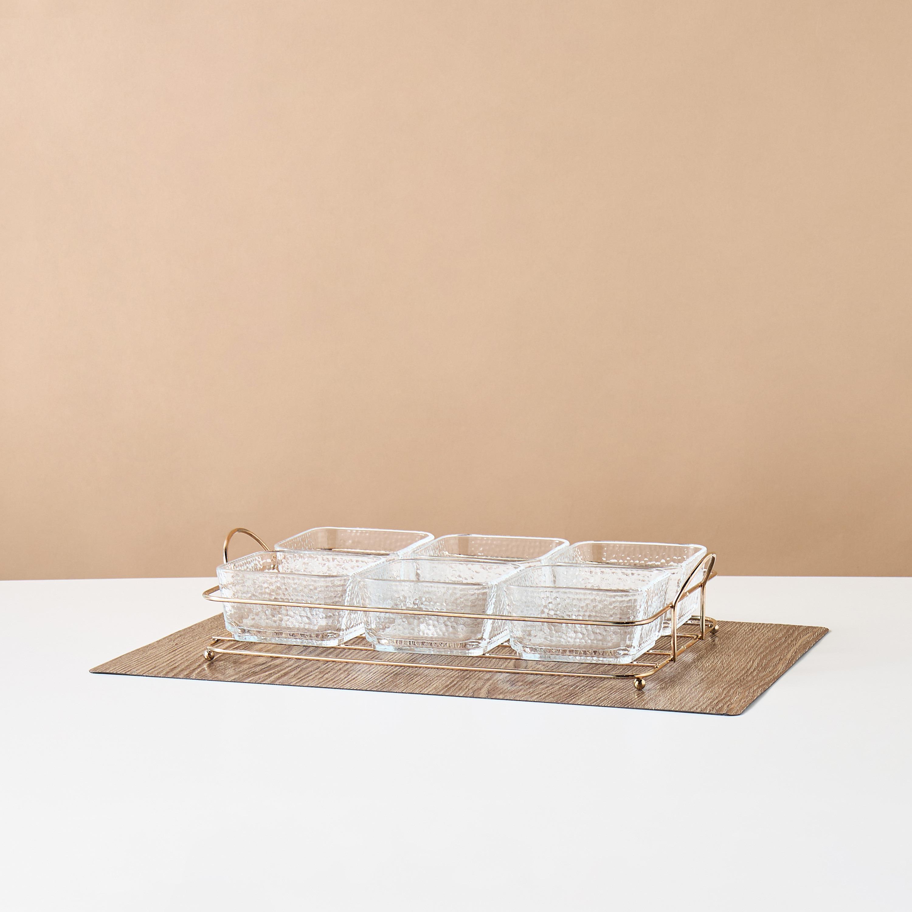 طقم أوعية زجاجية مع حامل 7 قطع-household-dining-dinnerware-bowls-image-4