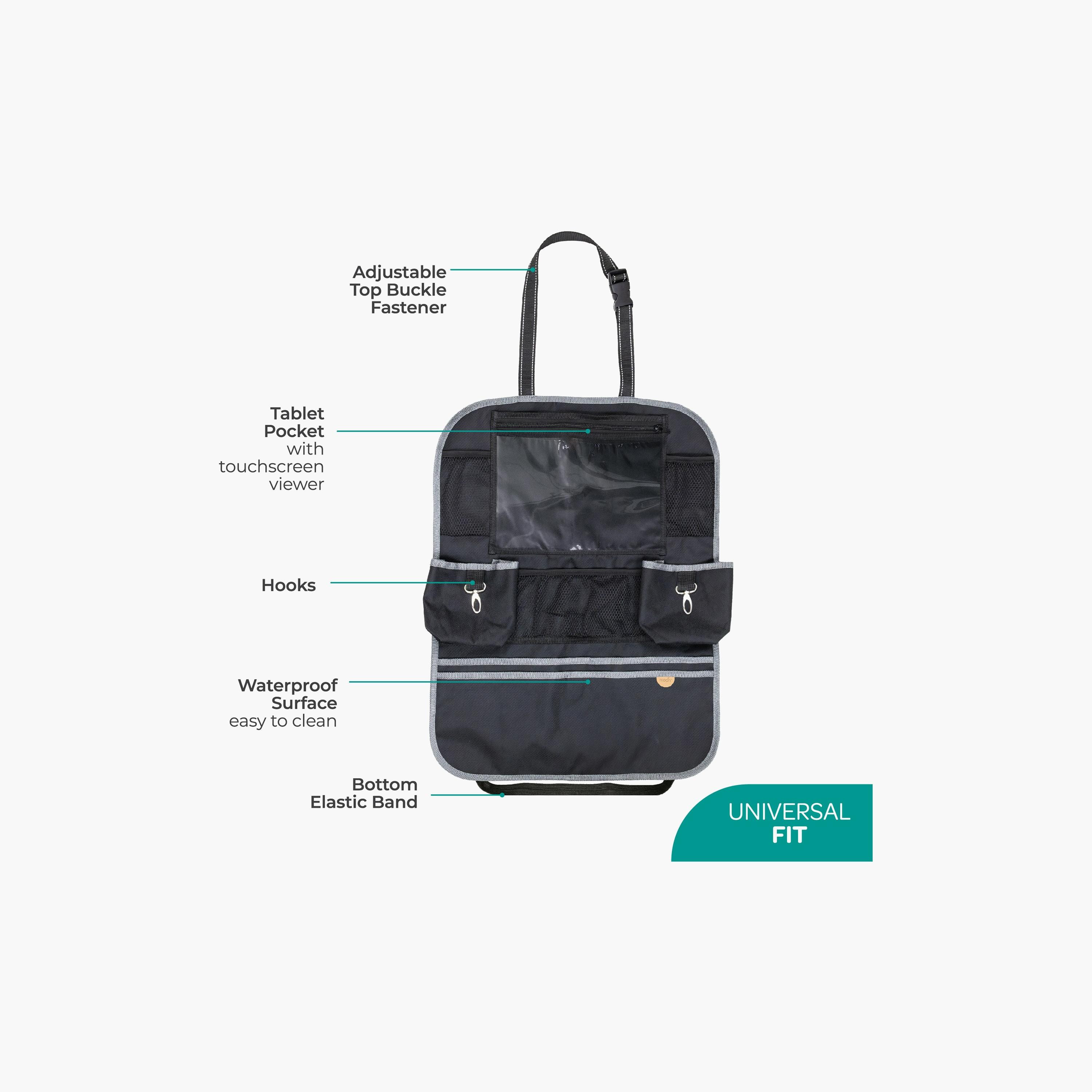 Moon Back Seat Organizer with 9 Multifunctional Pockets-baby-gear-carseats-image-2