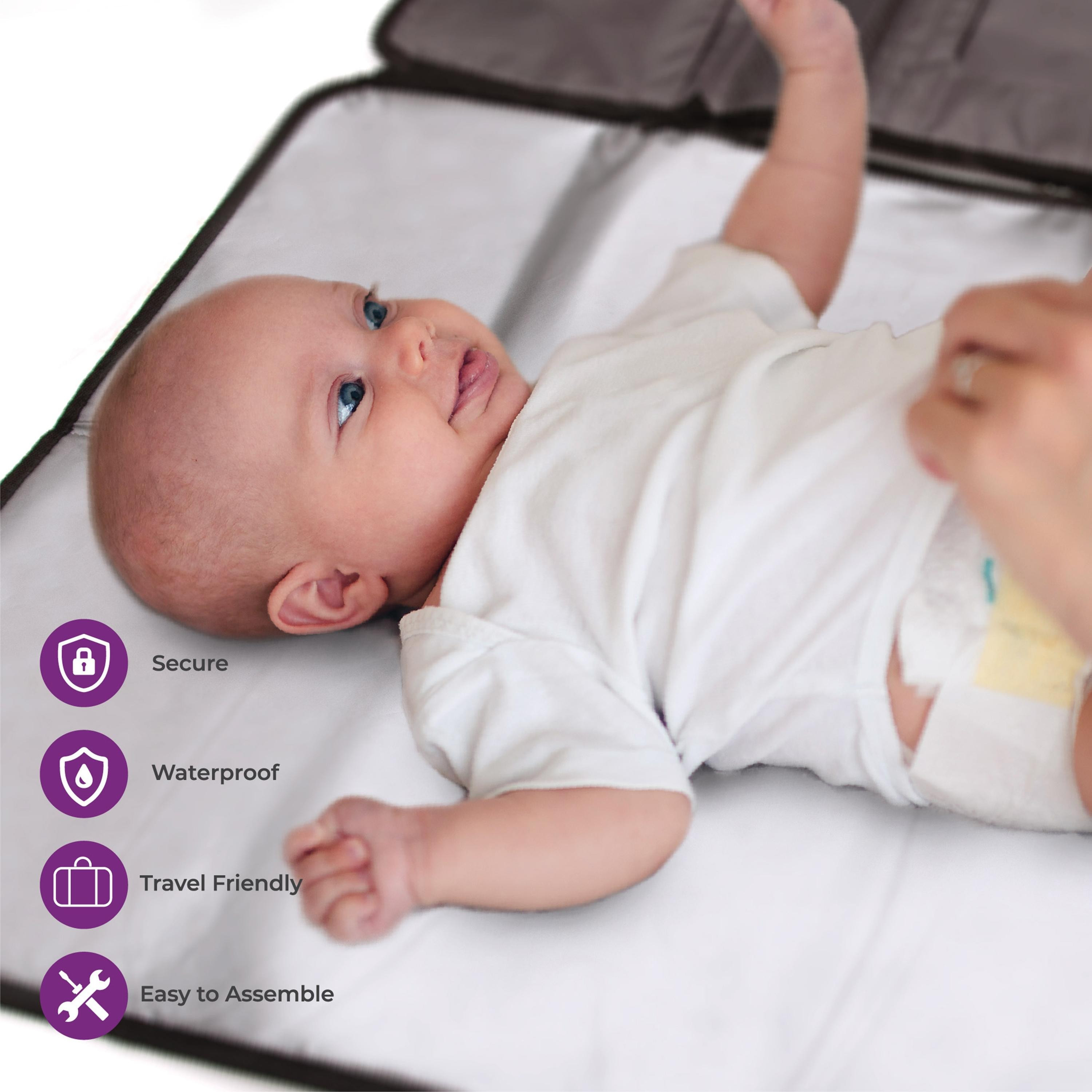 Moon Portable Diaper Changing Changing Kit, Beige-baby-diapering-changingmats-image-3