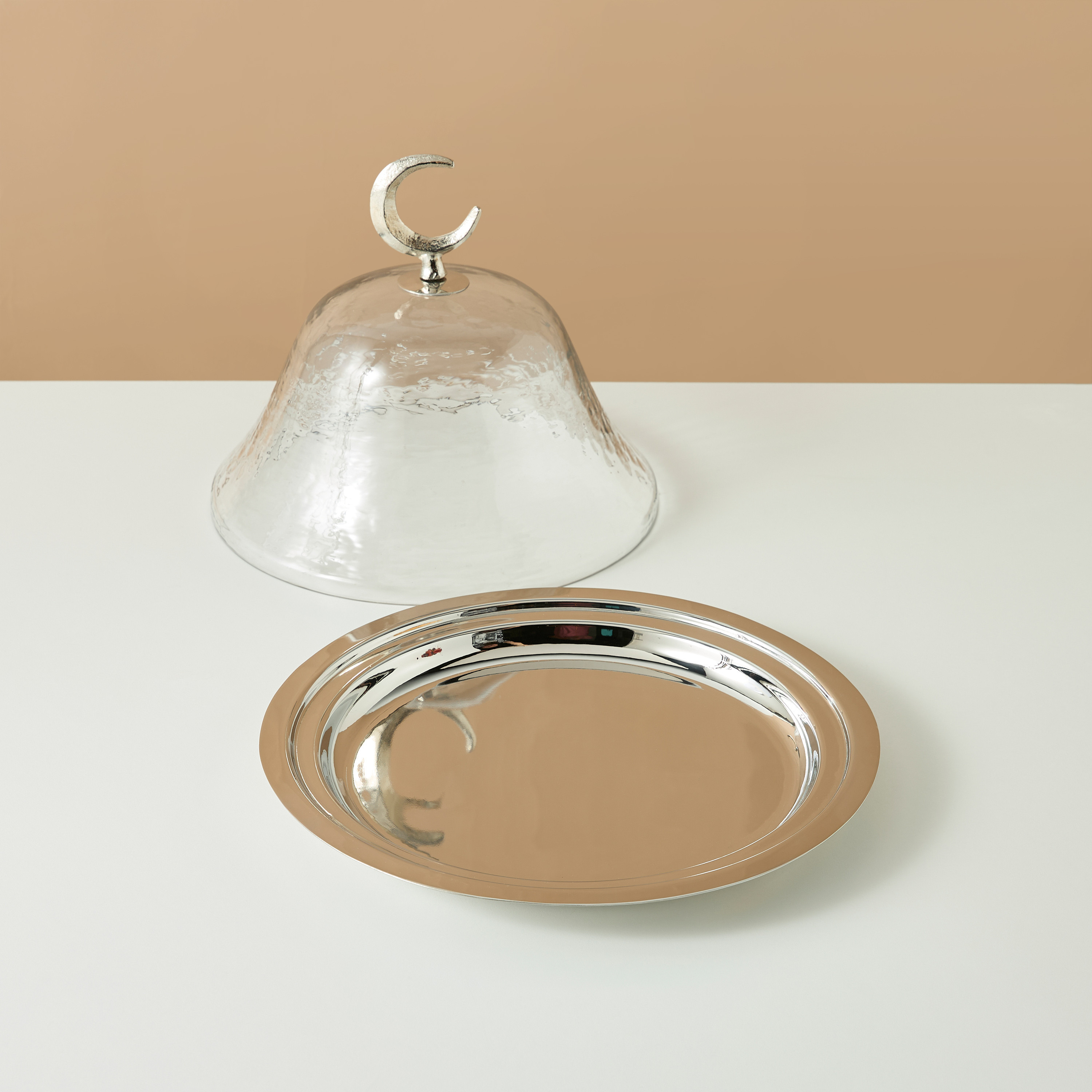 Stainless Steel Serving Platter with Lid - 10x10 cms-household-dining-serveware-servingplatters-image-2