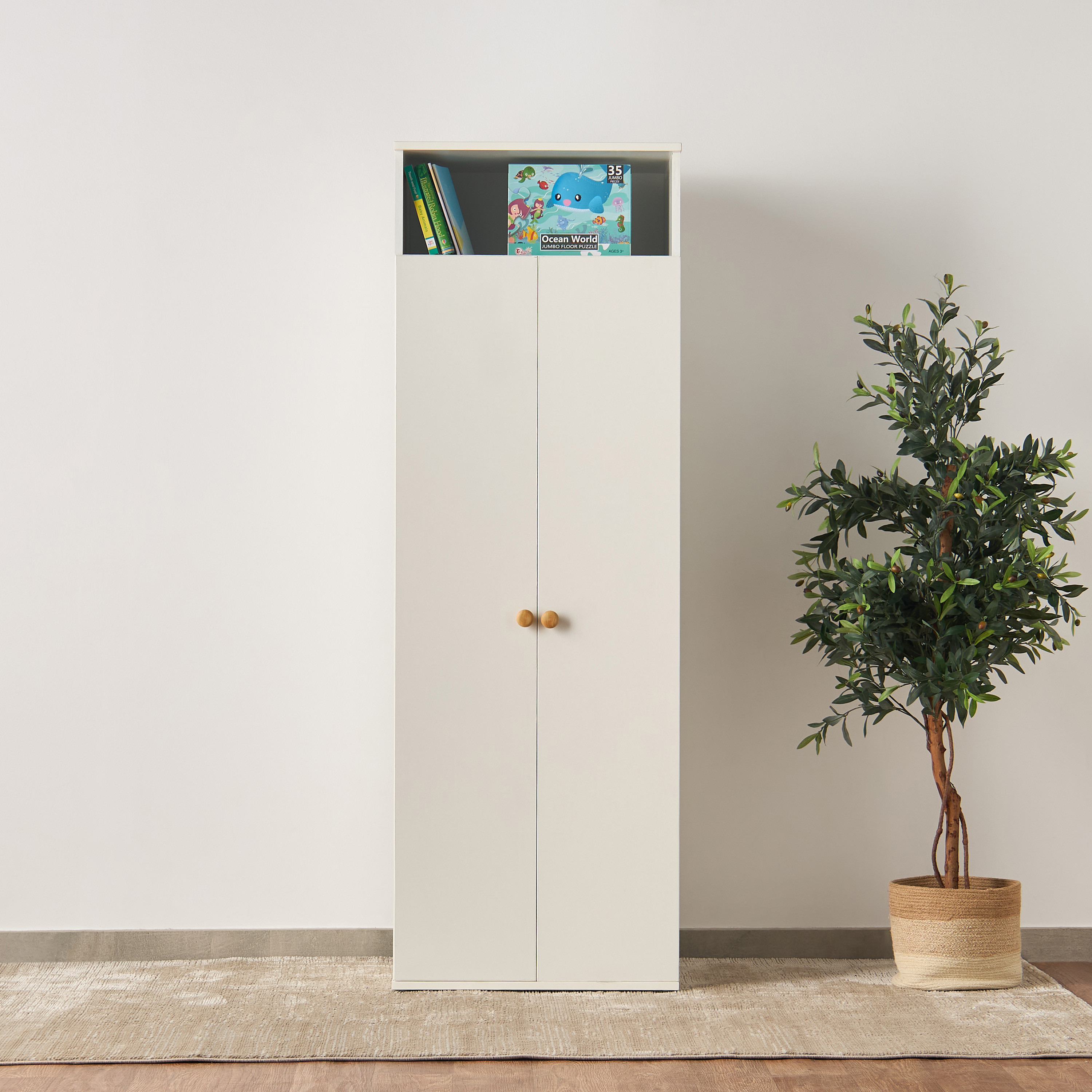 Juniors Darcy 2-Door Wardrobe-baby-nursery-furniture-wardrobesandstorage-image-3