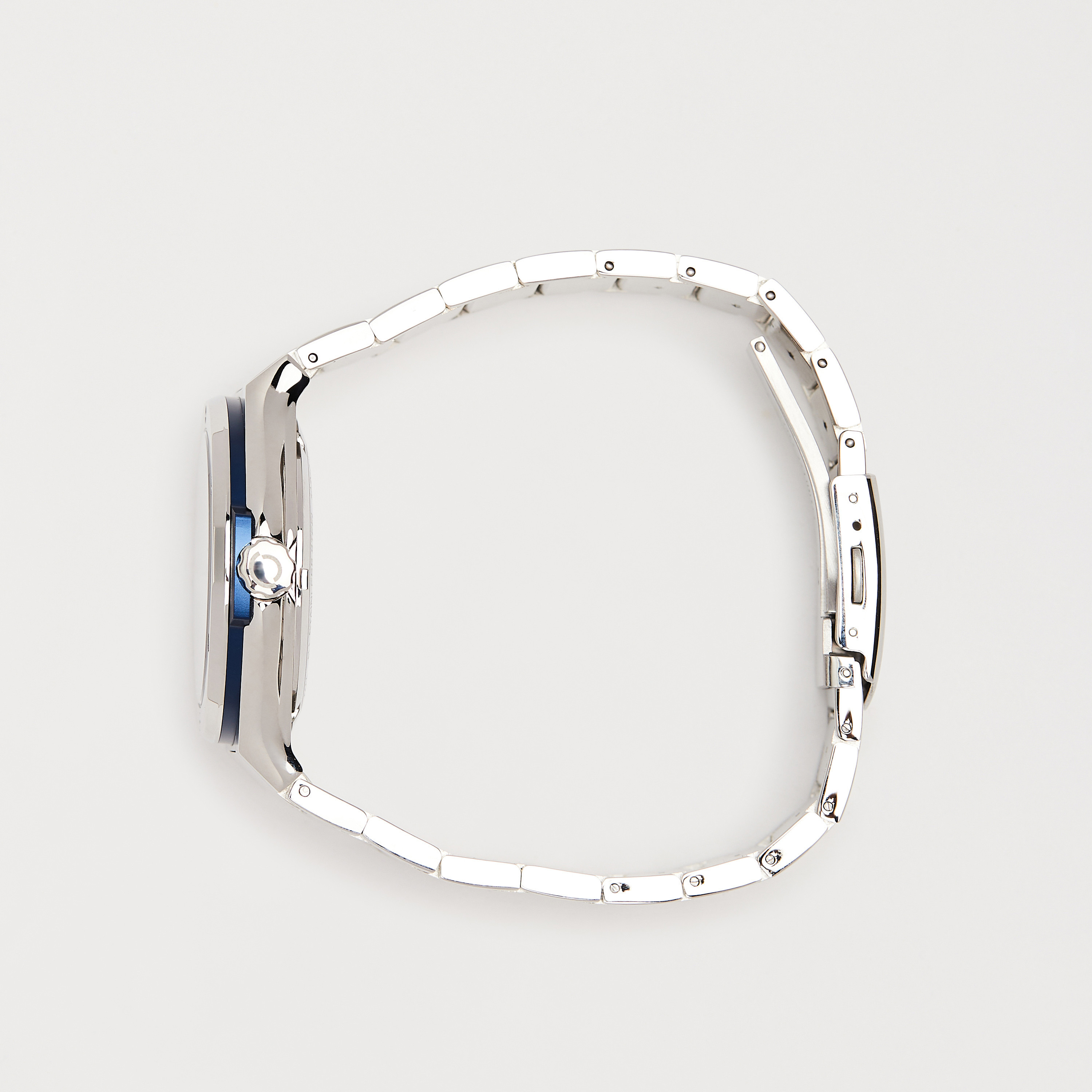 ساعة يد تناظرية فضية أوتوماتيكية بسوار ستانلس ستيل من أوماكس | OAHB001P46S-men-watchesandjewellery-watches-image-4