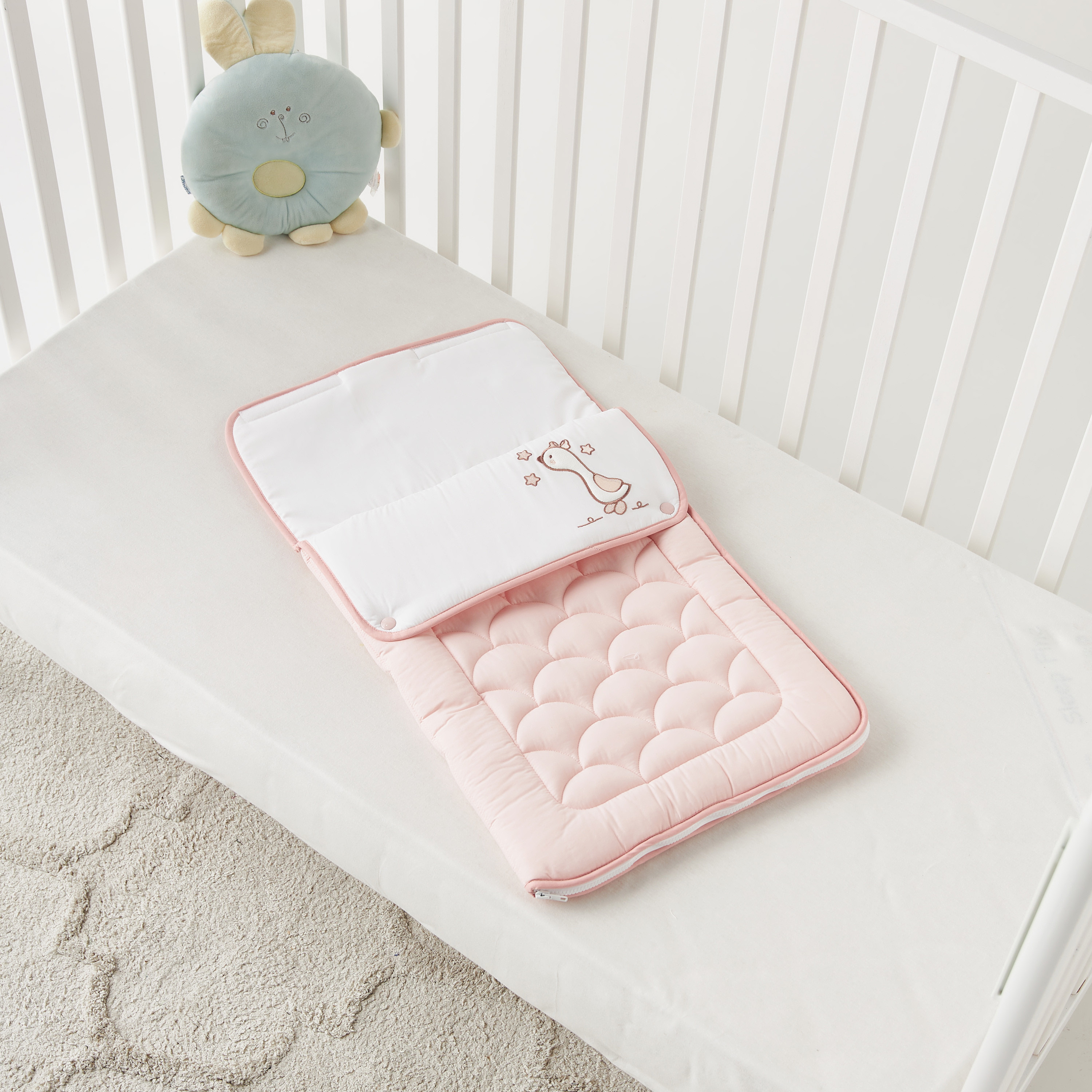 Funnababy Quilted Nest Sleeping Bag with Hood-baby-nursery-blanketsandswaddles-swaddlesandsleepingbags-image-1