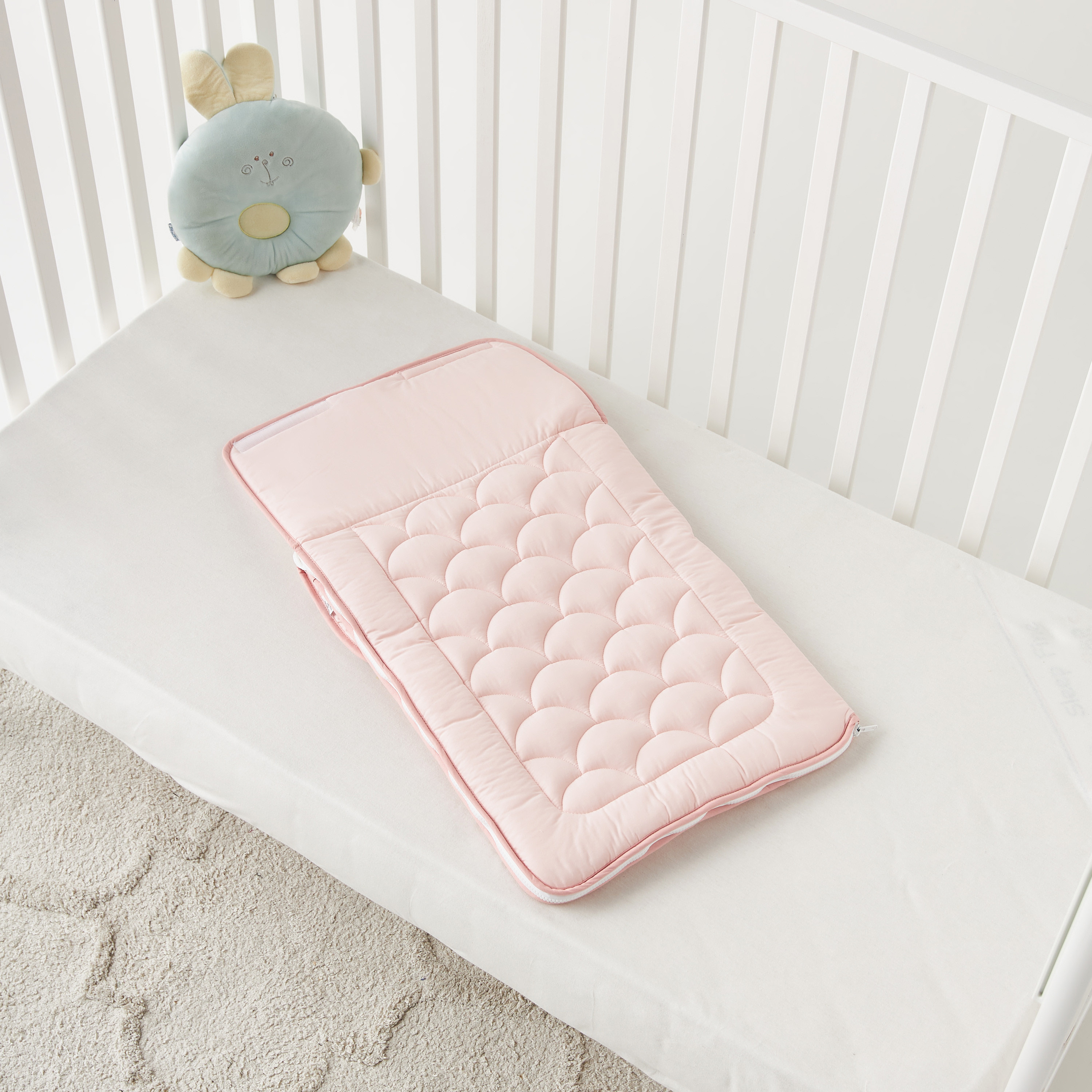 Funnababy Quilted Nest Sleeping Bag with Hood-baby-nursery-blanketsandswaddles-swaddlesandsleepingbags-image-2