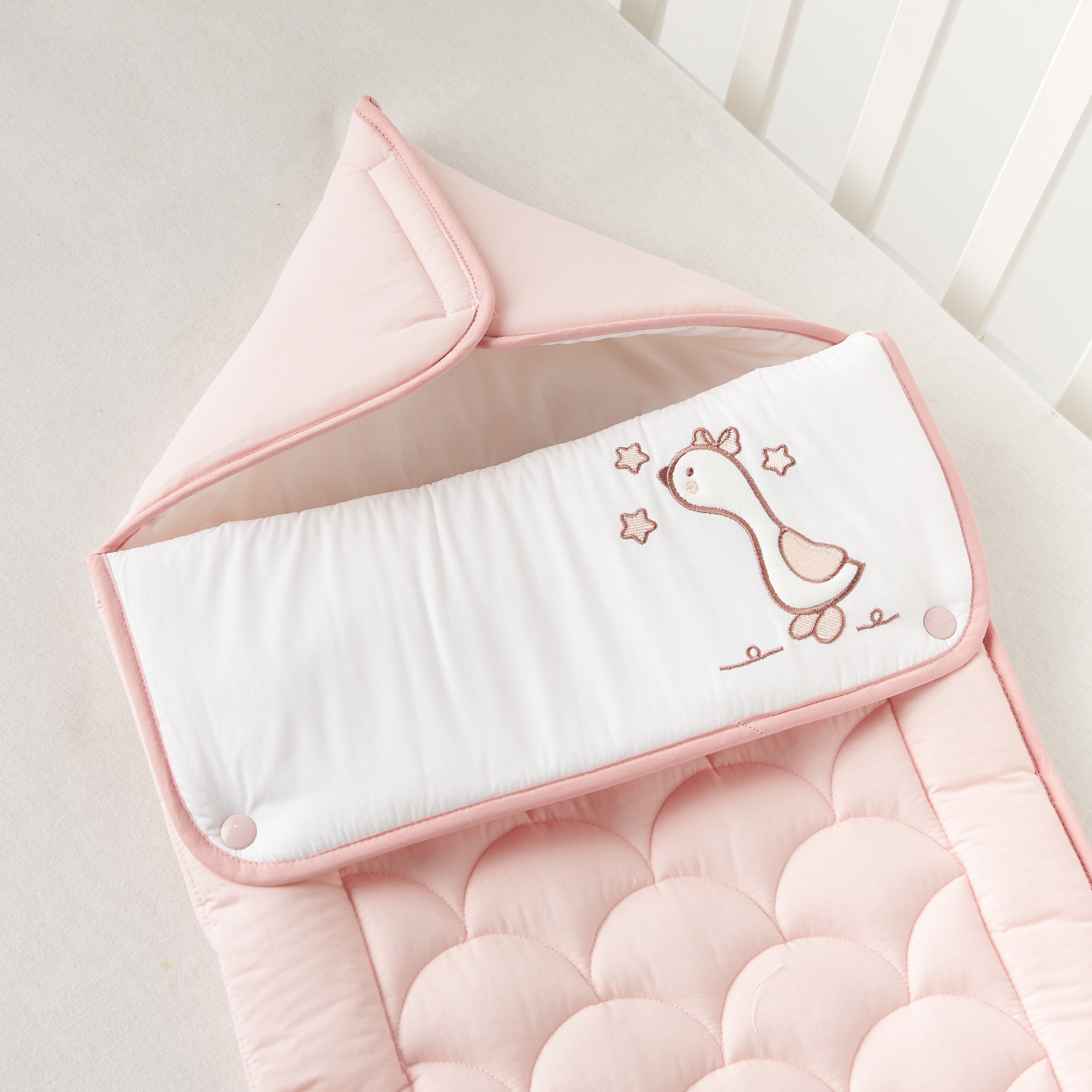 Funnababy Quilted Nest Sleeping Bag with Hood-baby-nursery-blanketsandswaddles-swaddlesandsleepingbags-image-3