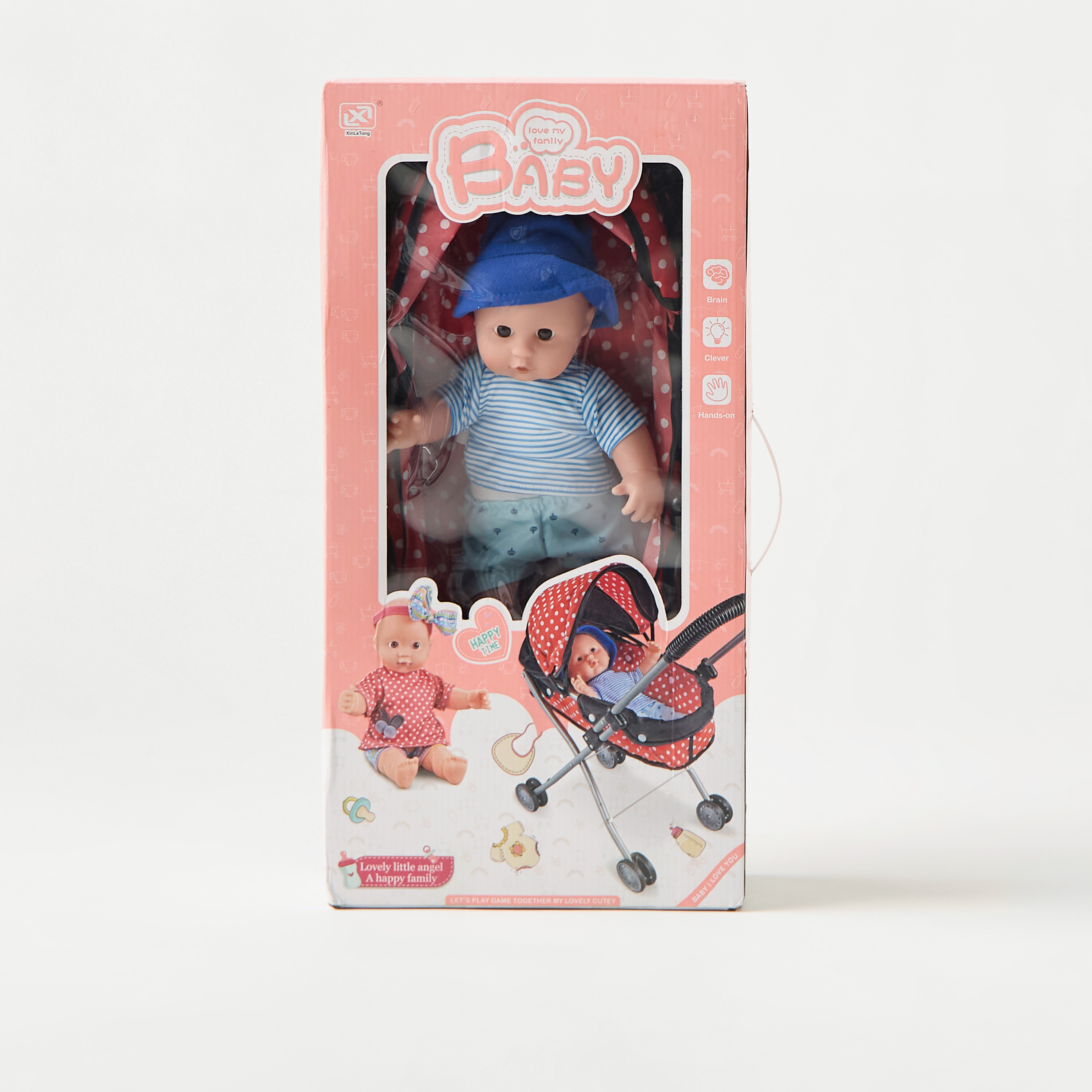 مجموعة ألعاب دمية وعربة الأطفال من شين لي تونغ-toys-dollsandplaysets-dollplaysets-image-4