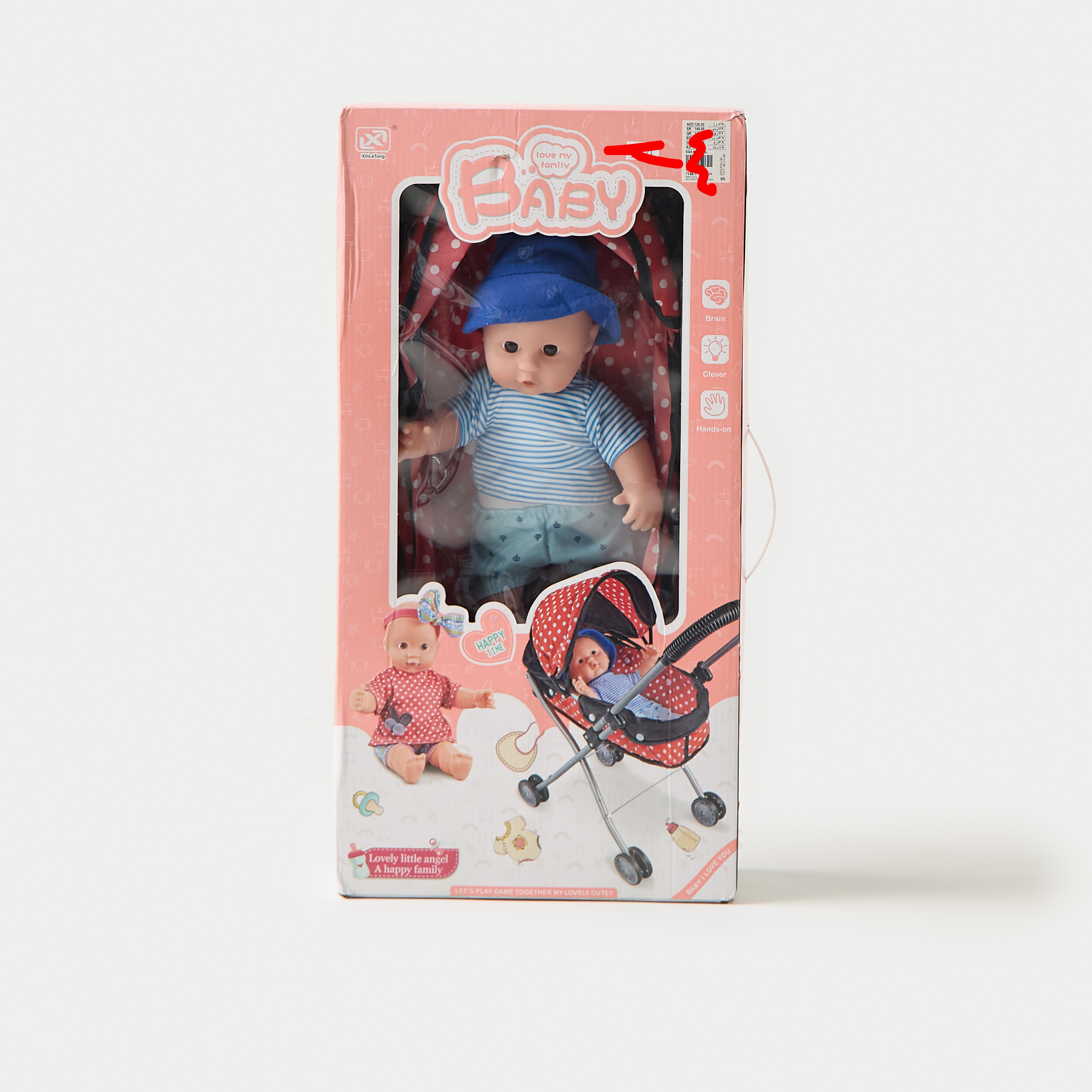 مجموعة ألعاب دمية وعربة الأطفال من شين لي تونغ-toys-dollsandplaysets-dollplaysets-image-5