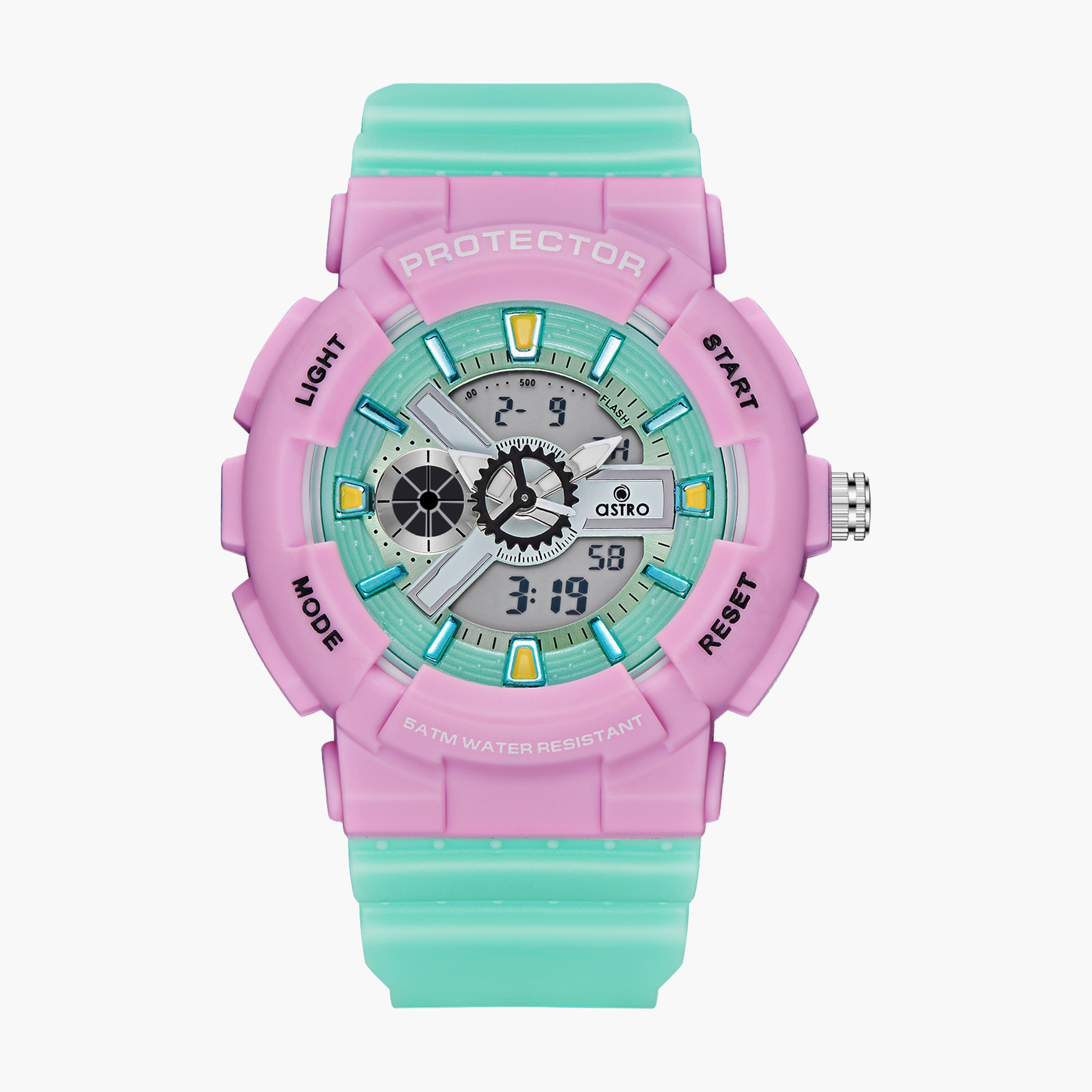 Buy Astro Kids Green Analog Digital Silicone Strap Watch A23818 PPGP Online for Girls Centrepoint UAE