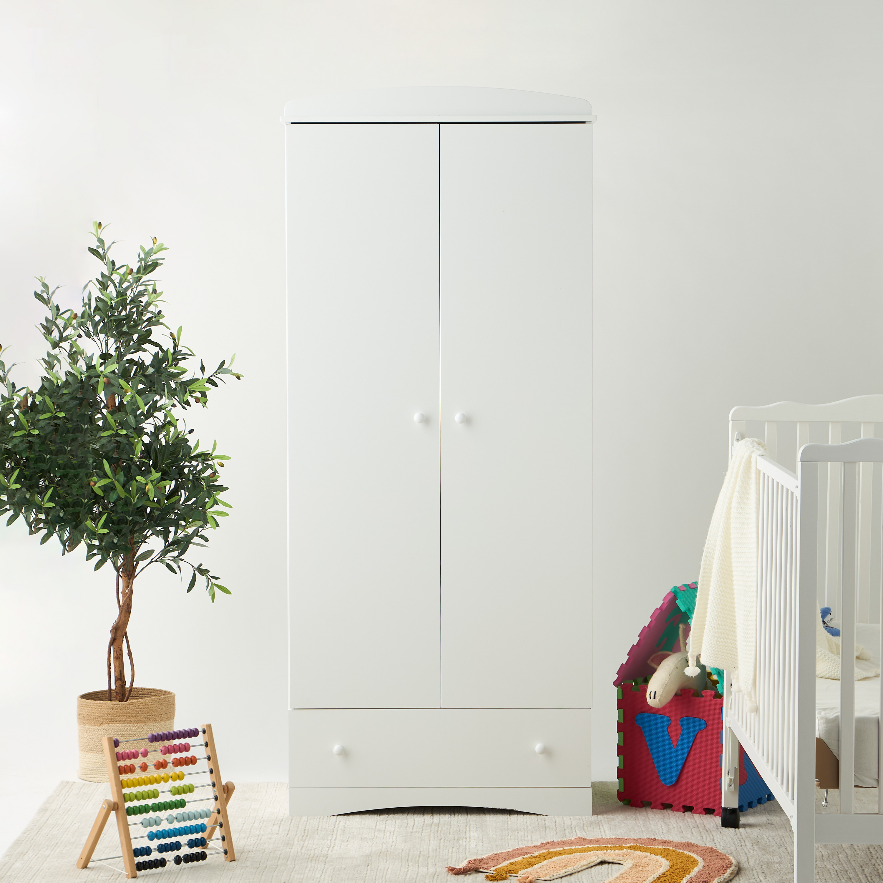 Mothercare white wardrobe online