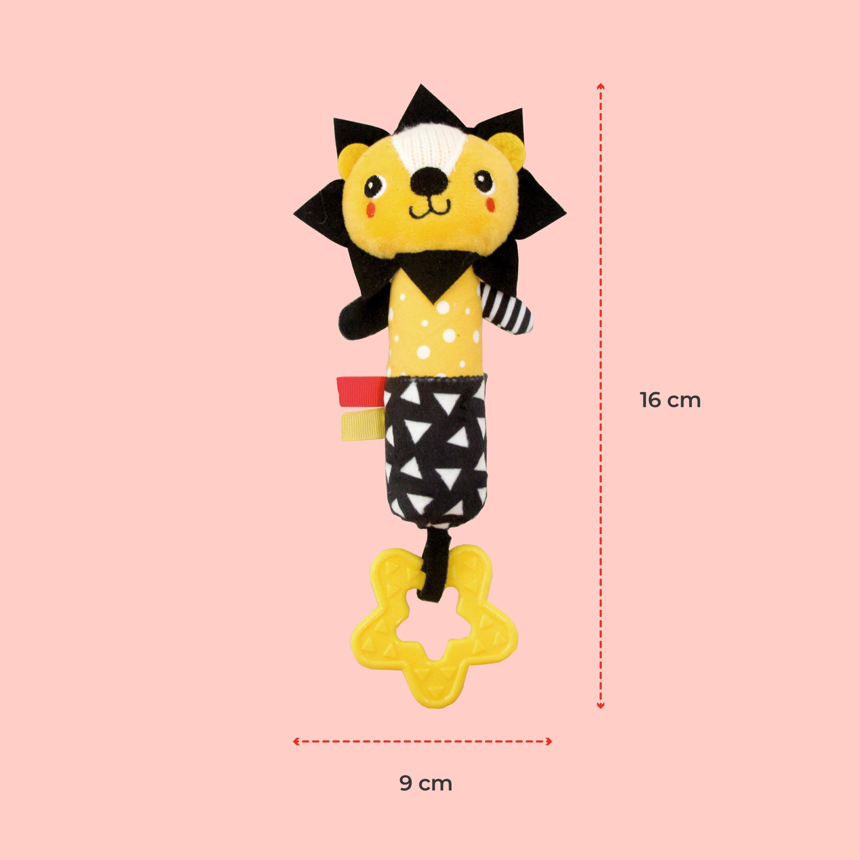 Moon Soft Rattle Plush Toy, Lion-toys-babyandtoddlertoys-rattlesandteethers-image-4