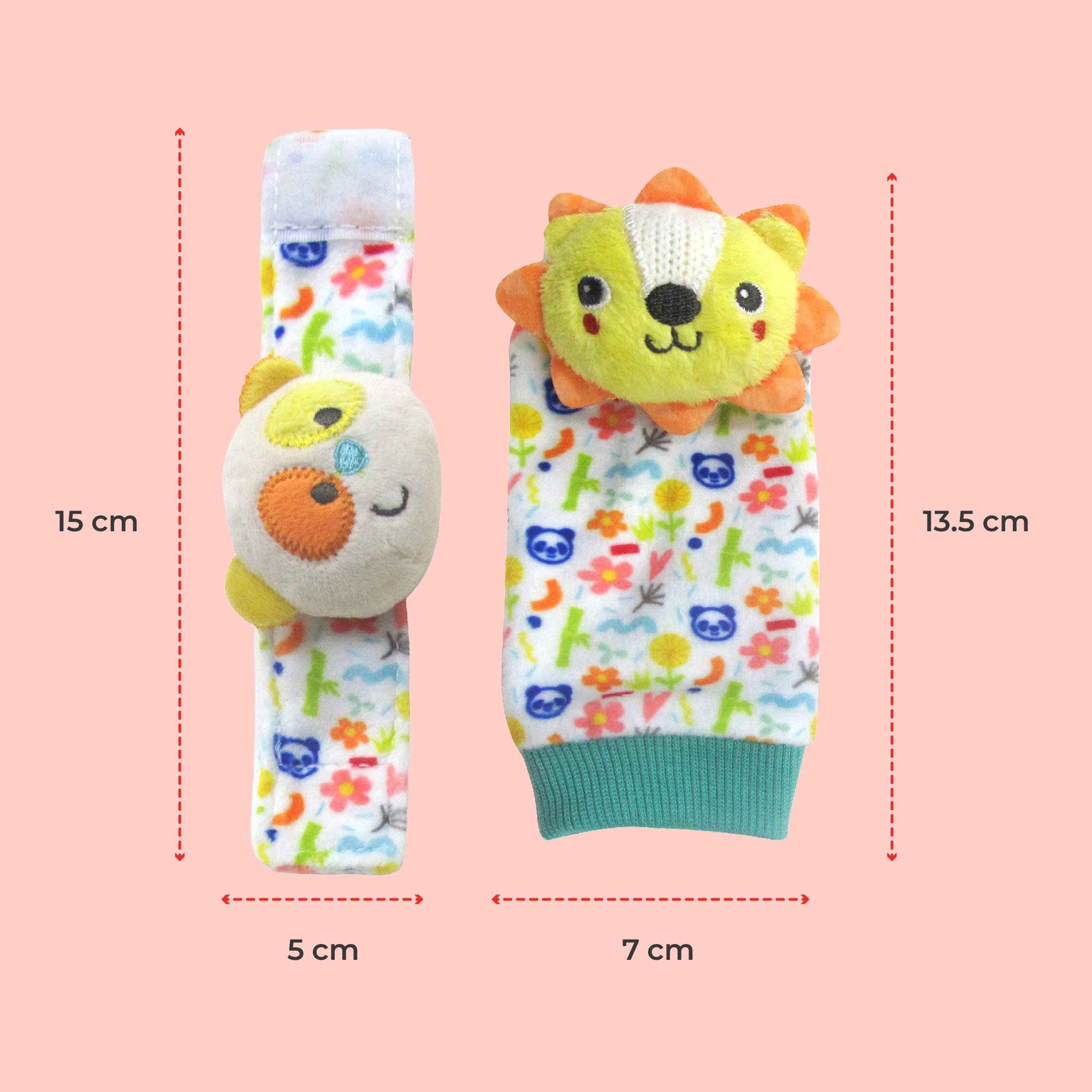 Moon 4-Piece Foot and Wrist Rattle, Multicolor-toys-babyandtoddlertoys-rattlesandteethers-image-4