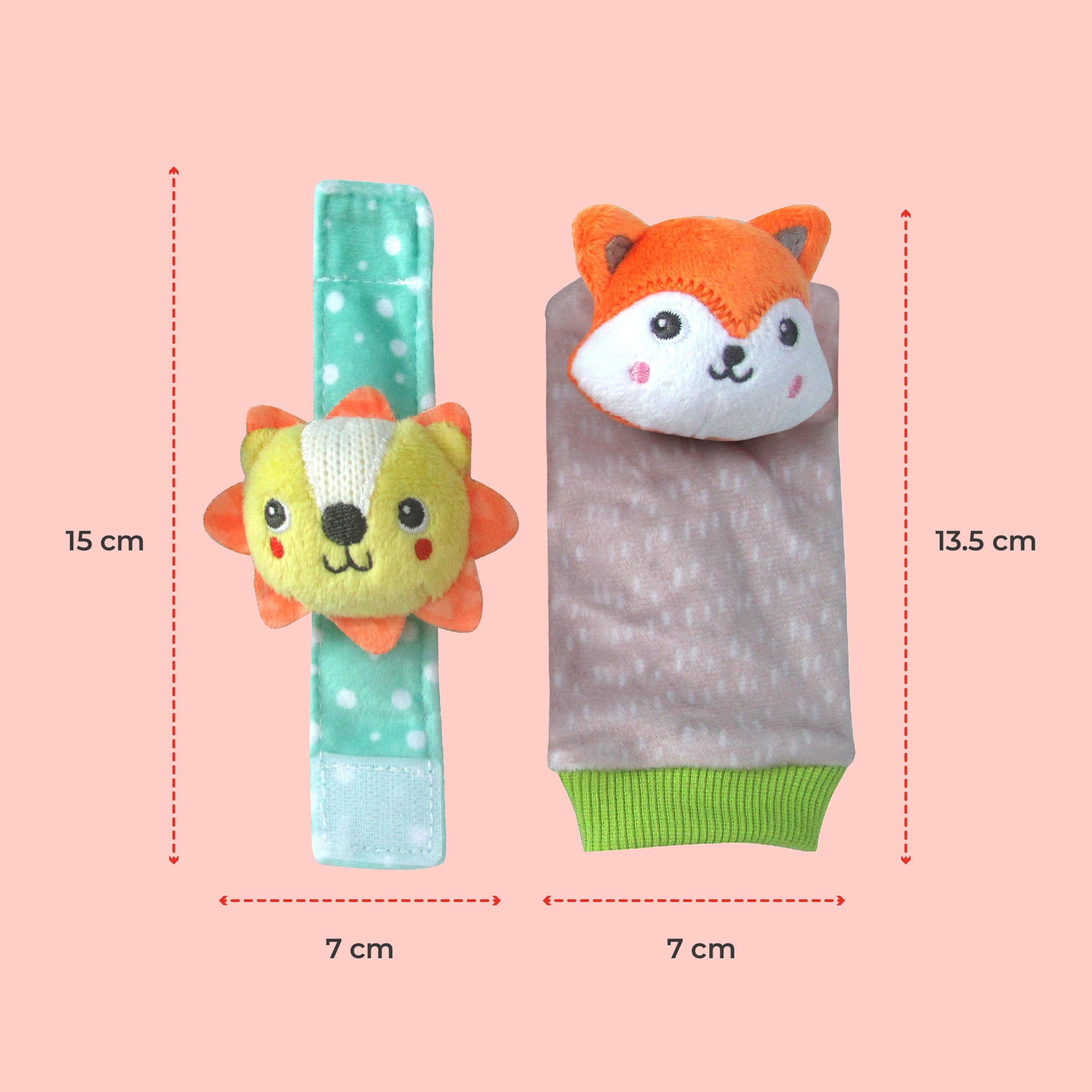 Moon 4-Piece Foot and Wrist Rattle, Multicolor-toys-babyandtoddlertoys-rattlesandteethers-image-4
