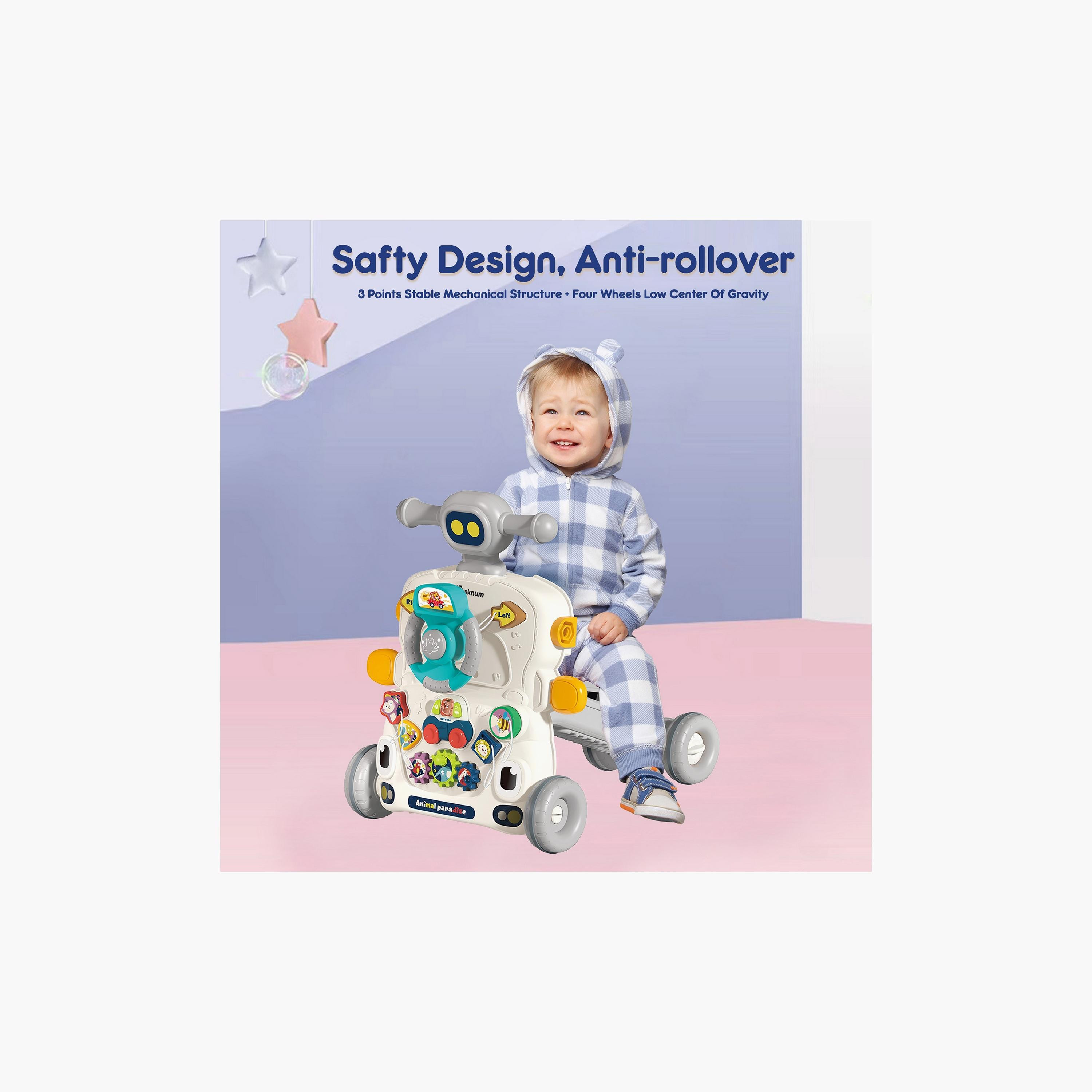 Introducing the Teknum 5-IN-1 Baby Walker with Musical keyboard, the ultimate companion for your little one's growth and development. This versatile and innovative product offers five different modes, ensuring hours of fun and learning for your child.-baby-infantactivity-walkers-image-12