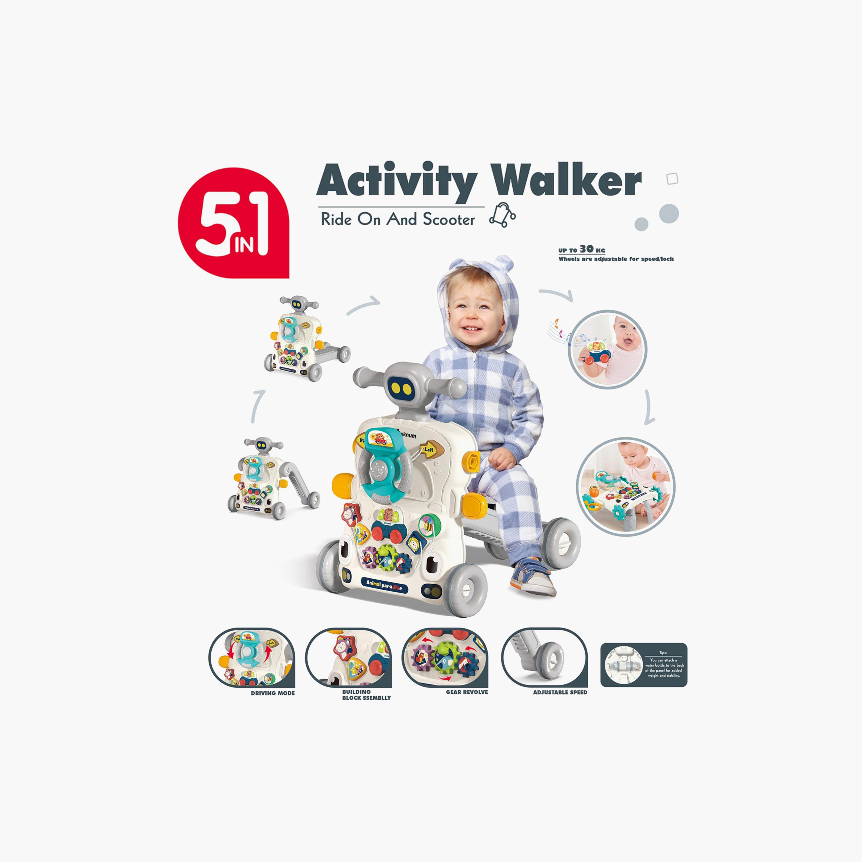 Introducing the Teknum 5-IN-1 Baby Walker with Musical keyboard, the ultimate companion for your little one's growth and development. This versatile and innovative product offers five different modes, ensuring hours of fun and learning for your child.-baby-infantactivity-walkers-image-14